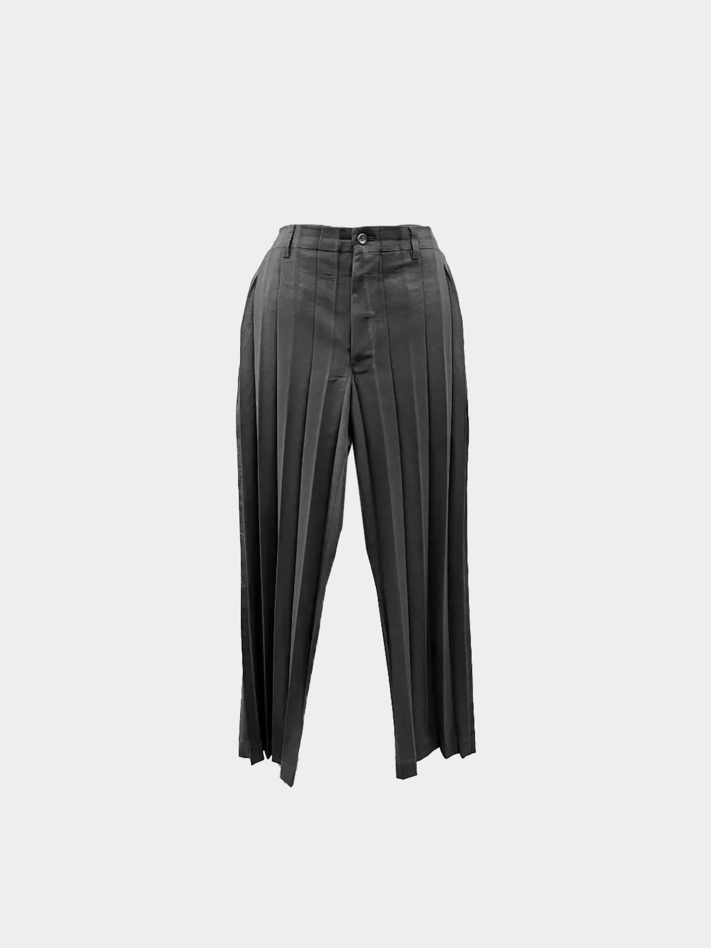 Issey Miyake 1980s Black Pleated Suit Set - Image 3
