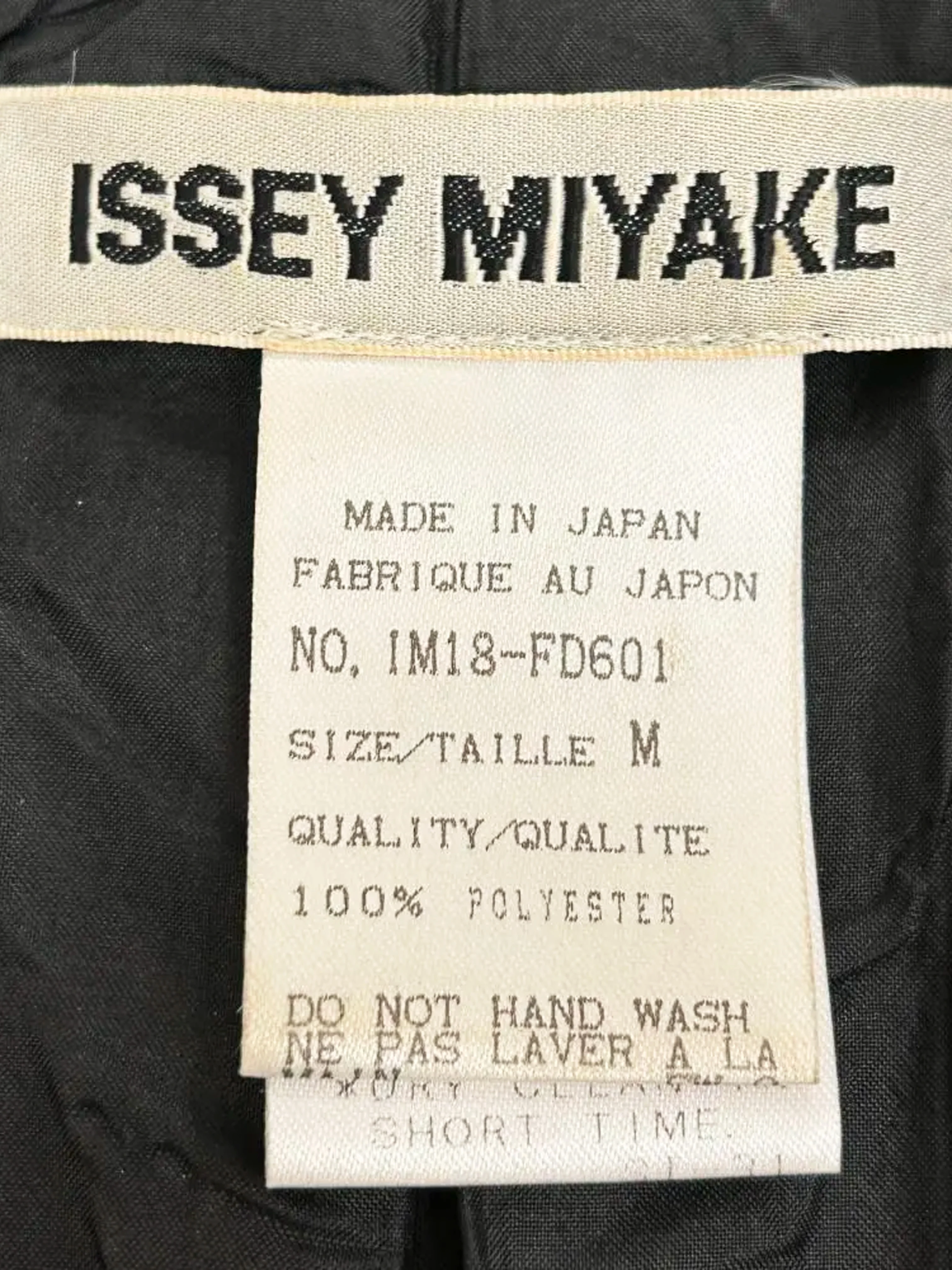 Issey Miyake 1980s Black Pleated Suit Set - Image 5