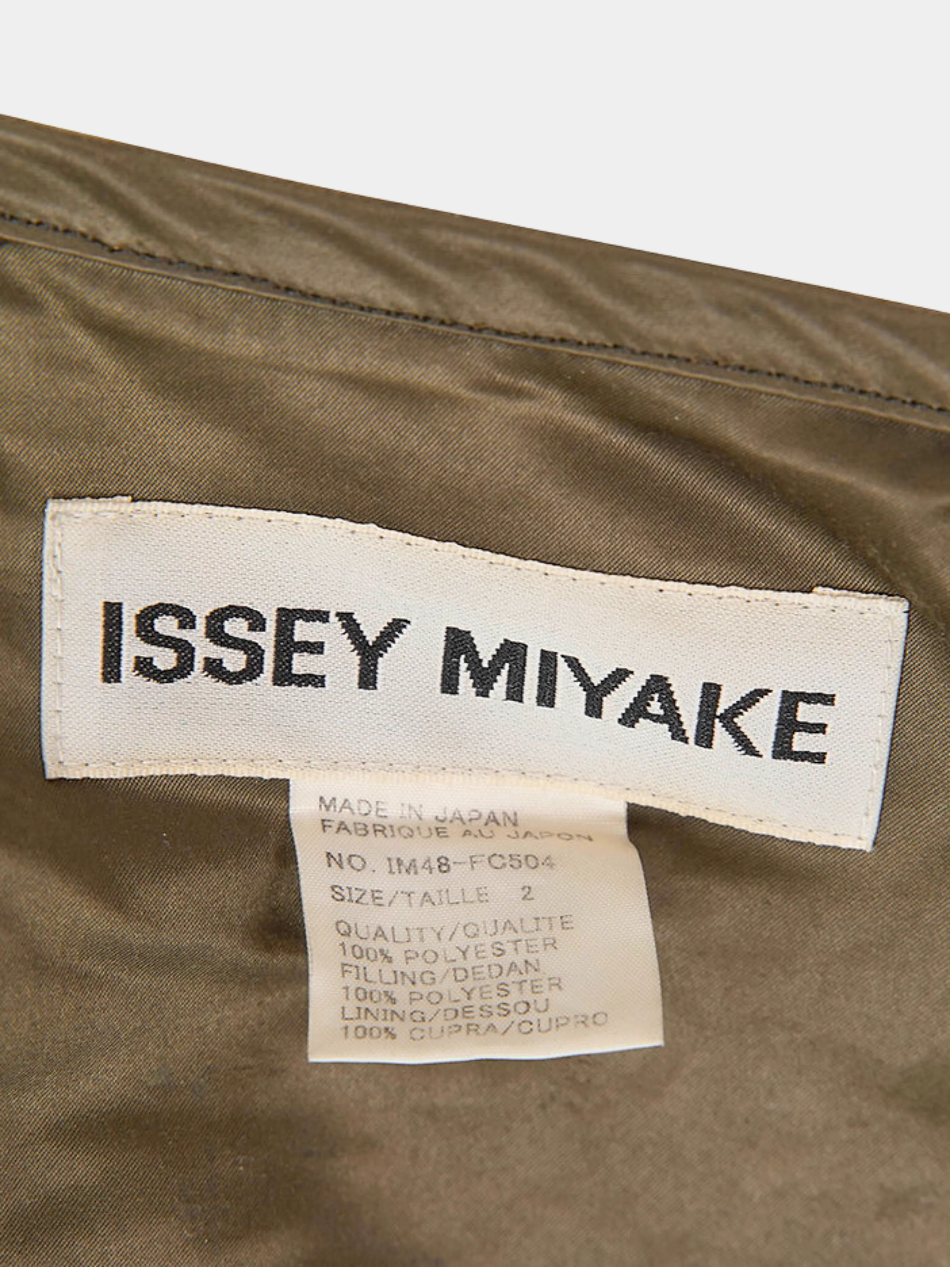 Issey Miyake FW 2004 Brown Zip Long Sleeve - Image 3