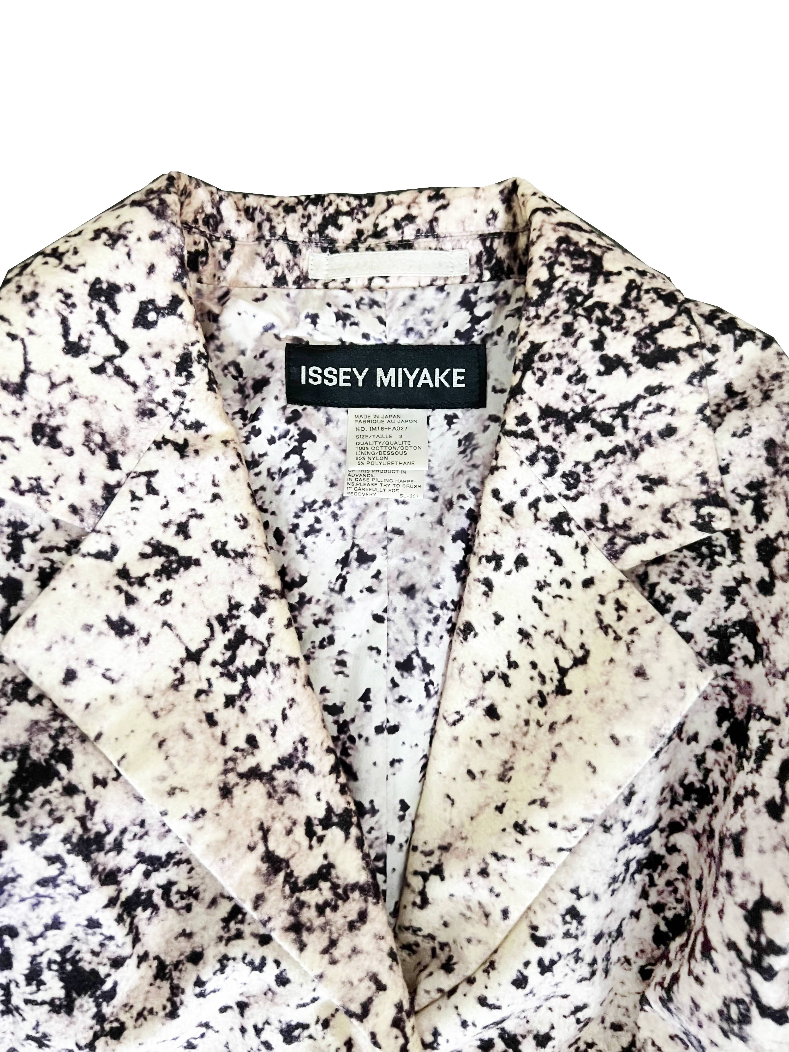 Issey Miyake 2000s Textured Soft Cotton Jacket - Image 2