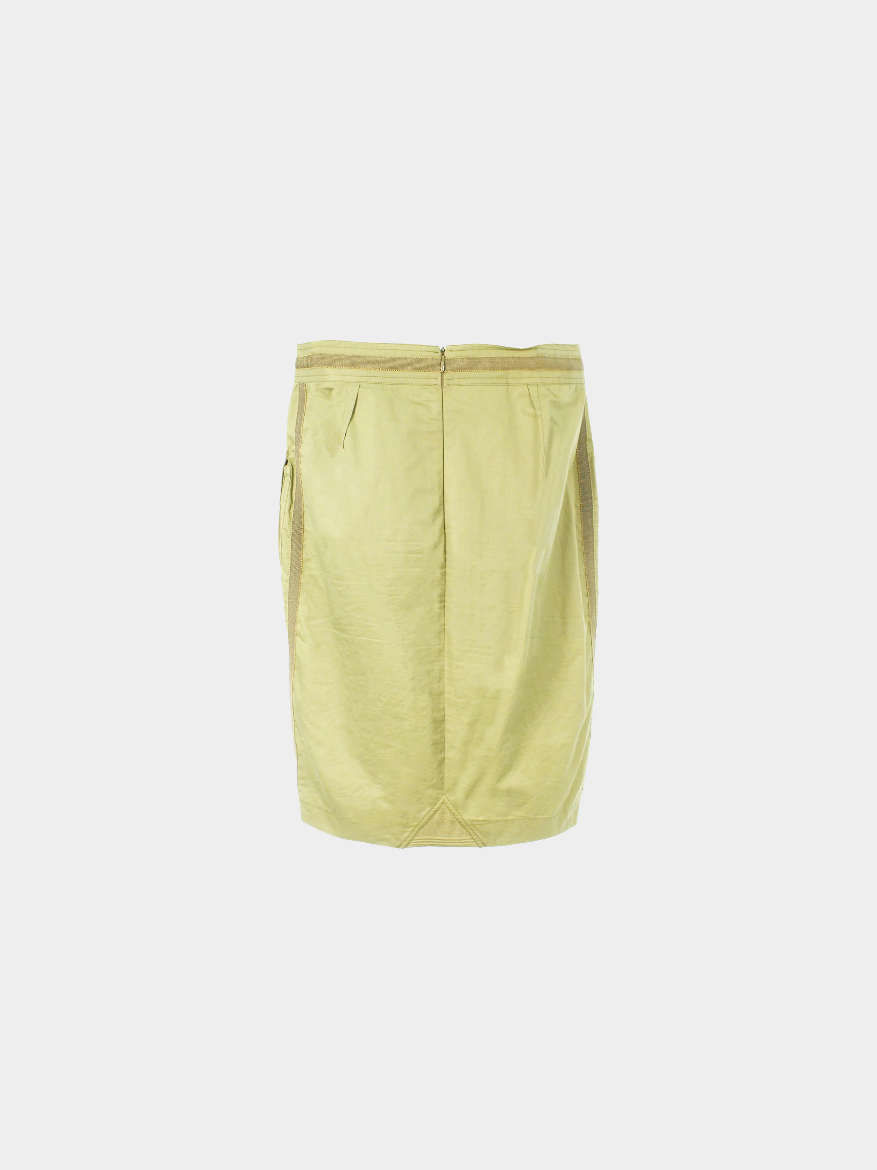 Jean Paul Gaultier 1990s Green Pencil Skirt - Image 2