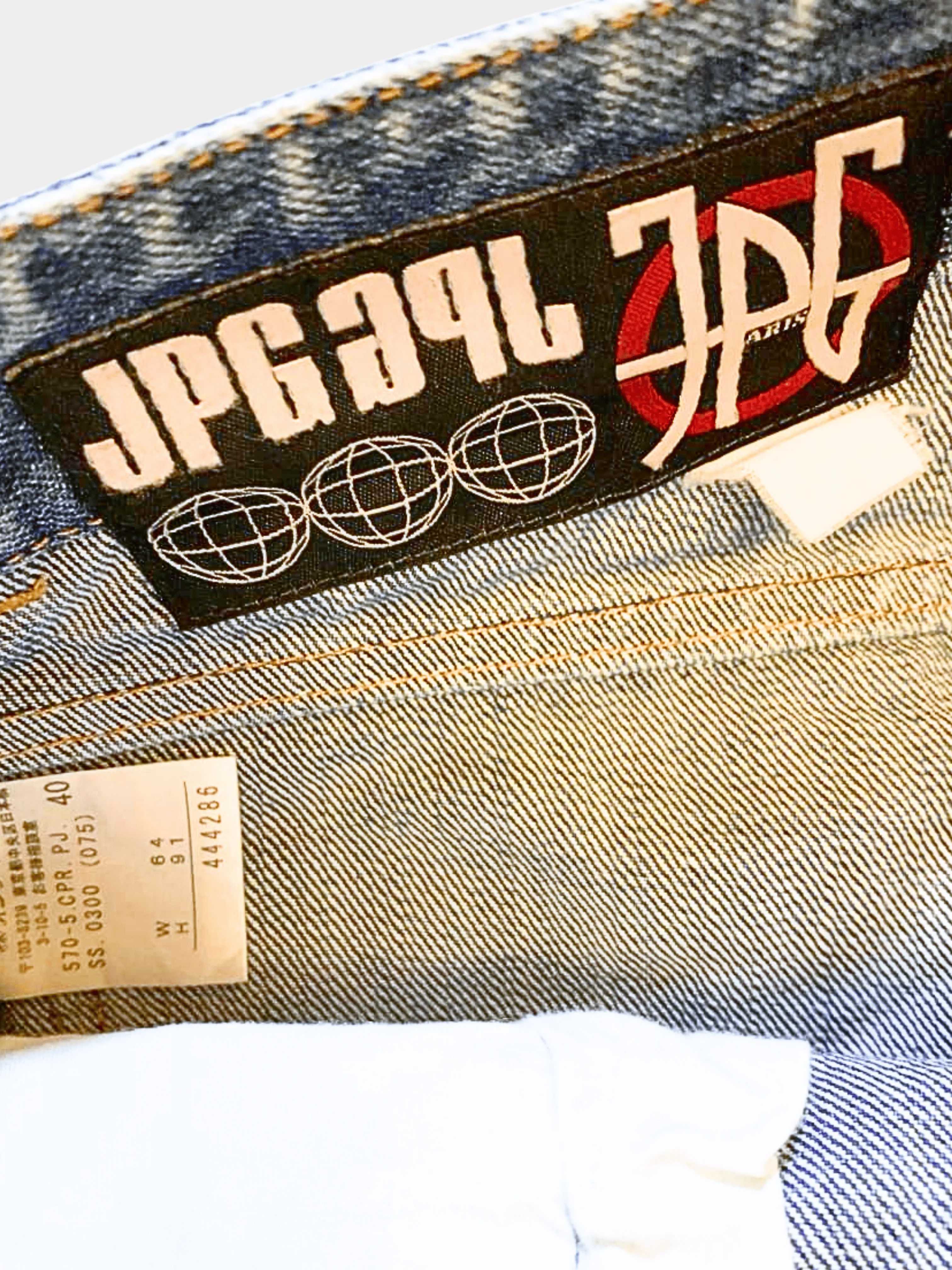 Jean Paul Gaultier 2000s Blue Denim Fringe Jeans - Image 7