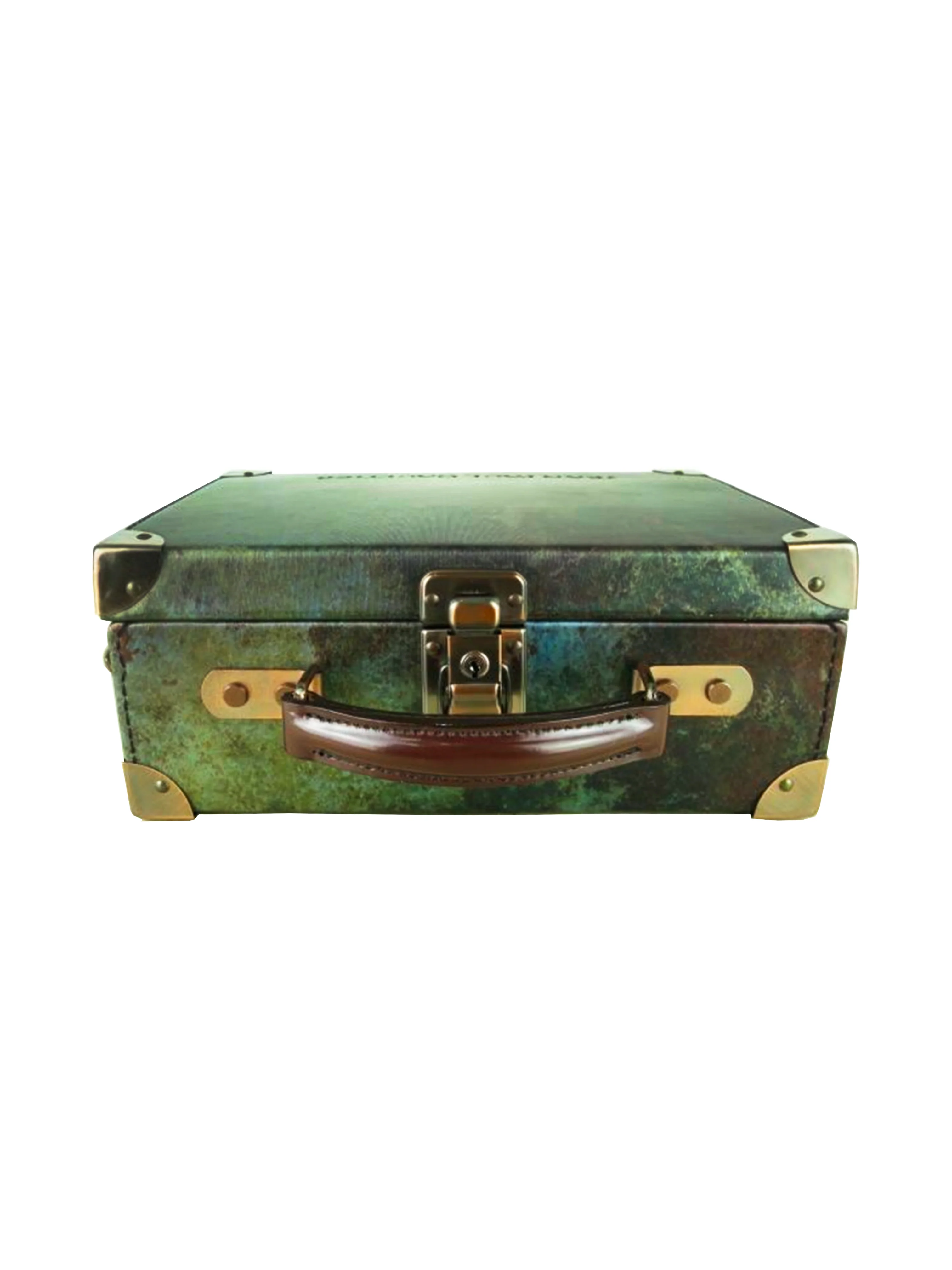 Jean Paul Gaultier 1990s Rare Green Mold Briefcase - Image 3