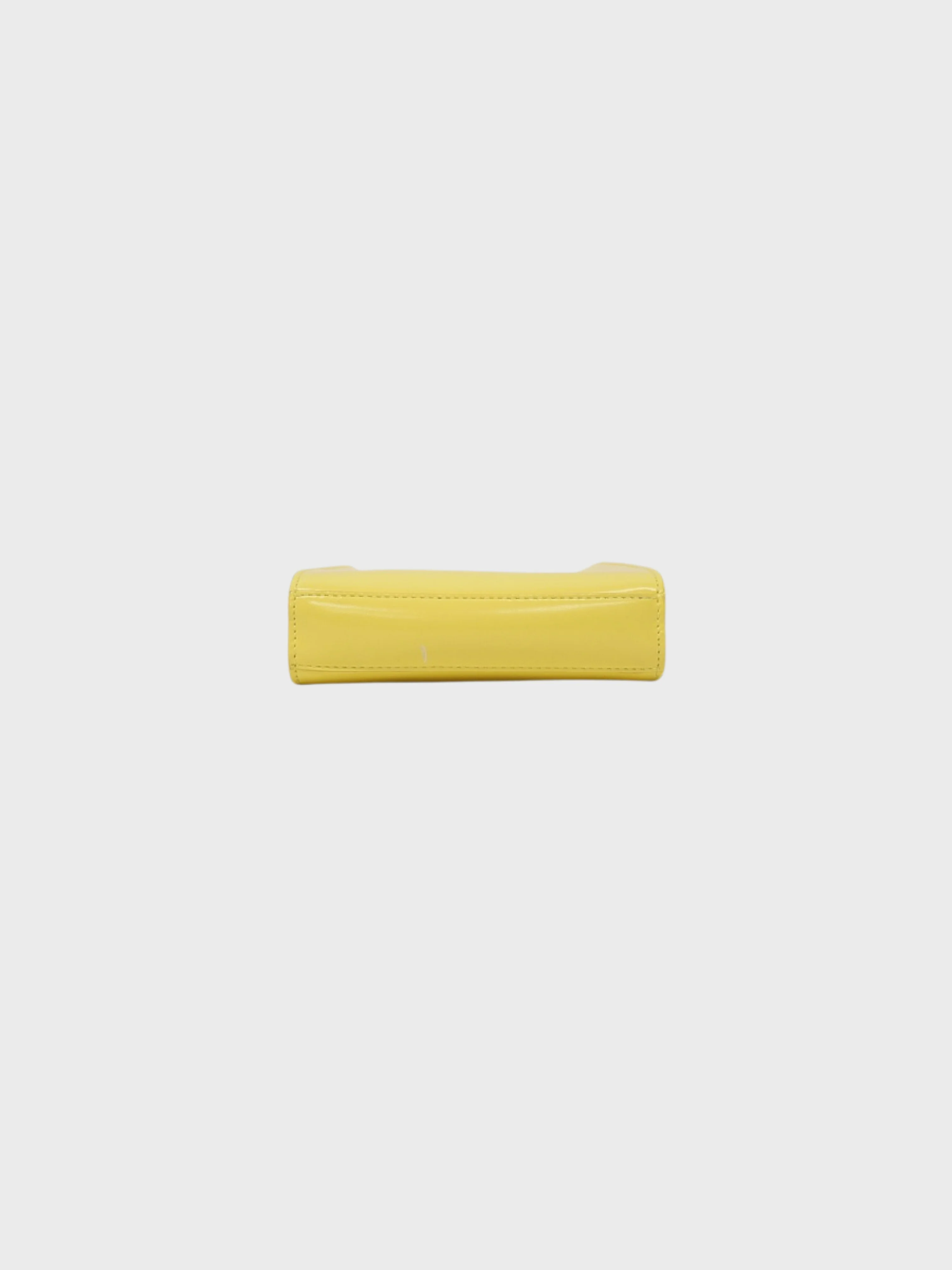 Jil Sander 2018 Yellow Leather Tangle Crossbody Bag - Image 4