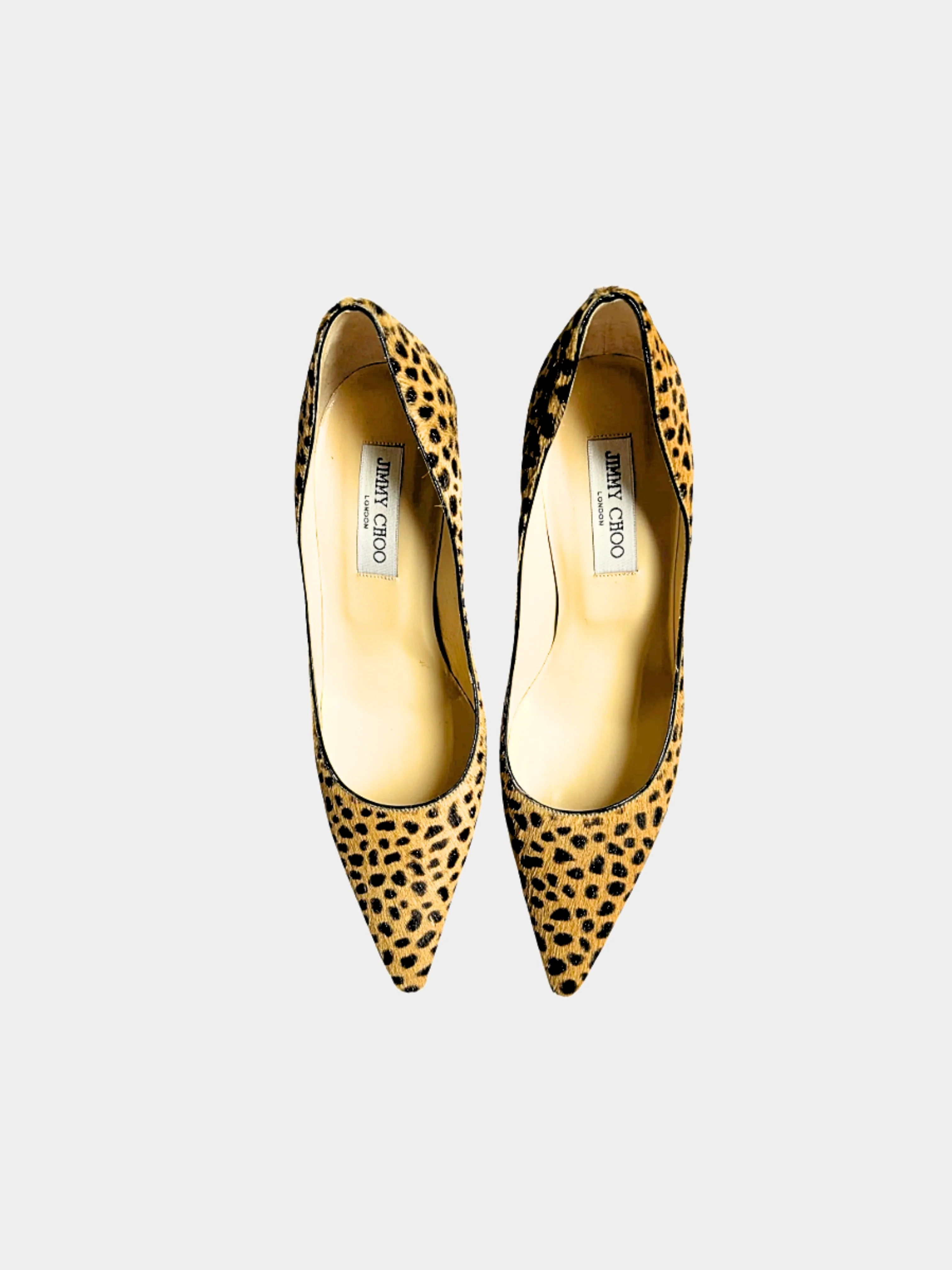 Jimmy Choo 2000s Cheetah Pony Hair Heels - Image 2