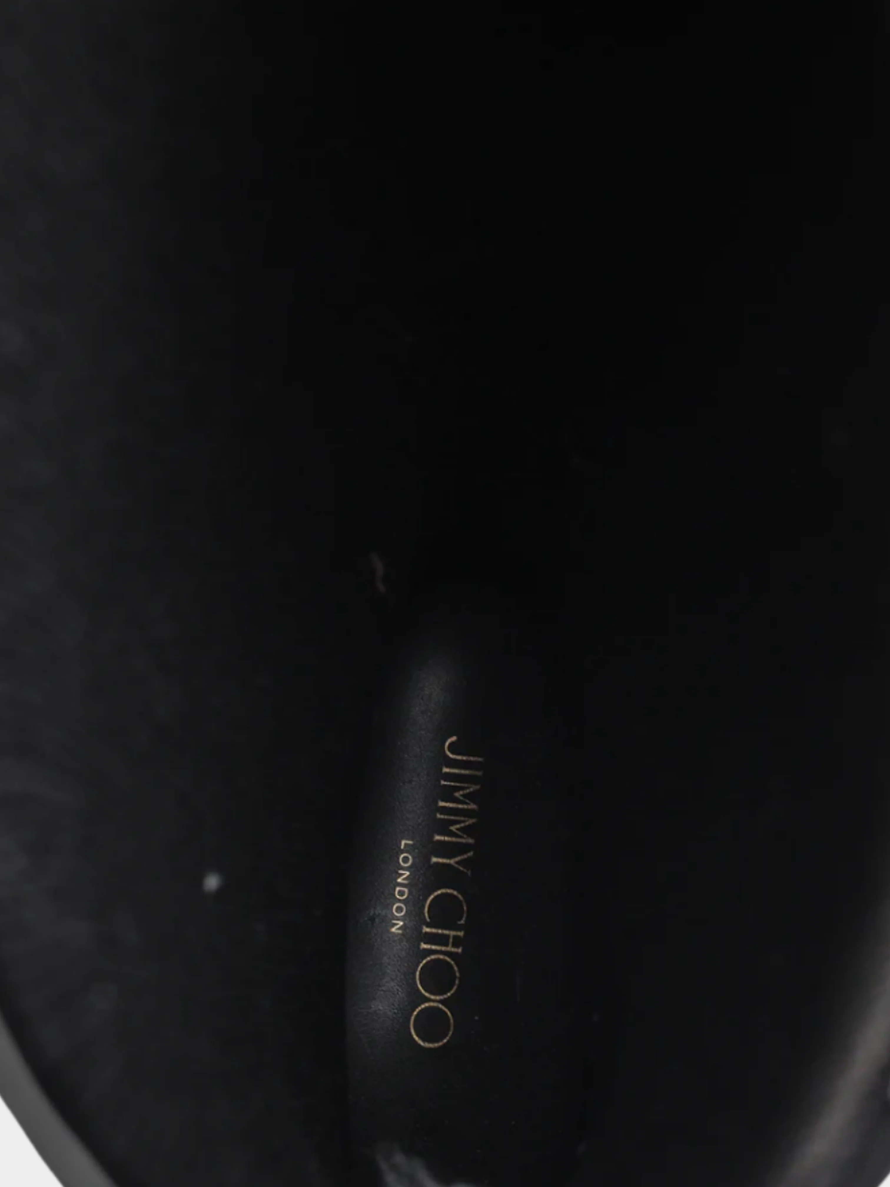 Jimmy Choo 2018 Edith Black Rubber Cap-Toe Rain Boots - Image 8