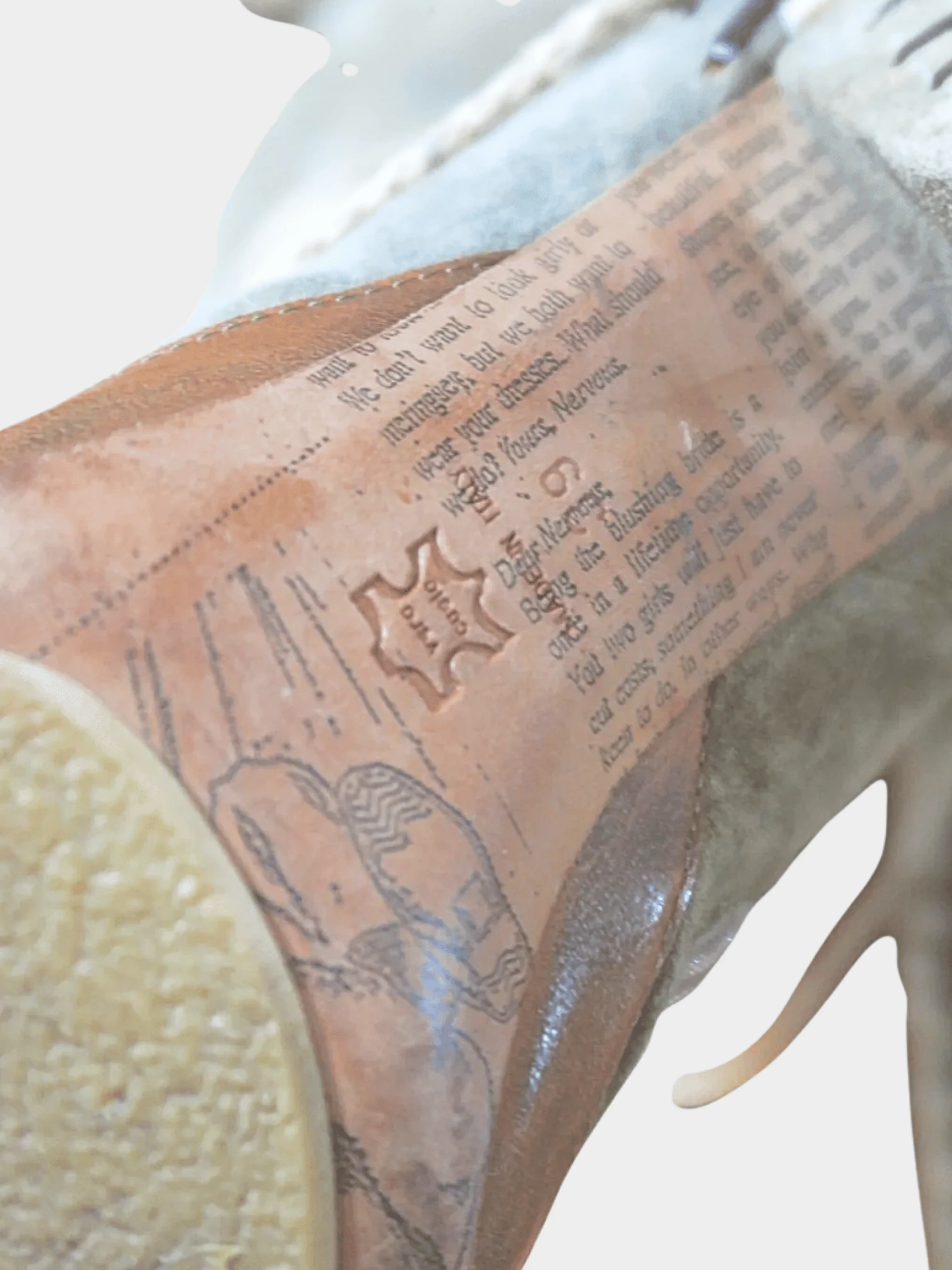 John Galliano 2000s Grey Suede Fur Python Boots - Image 4