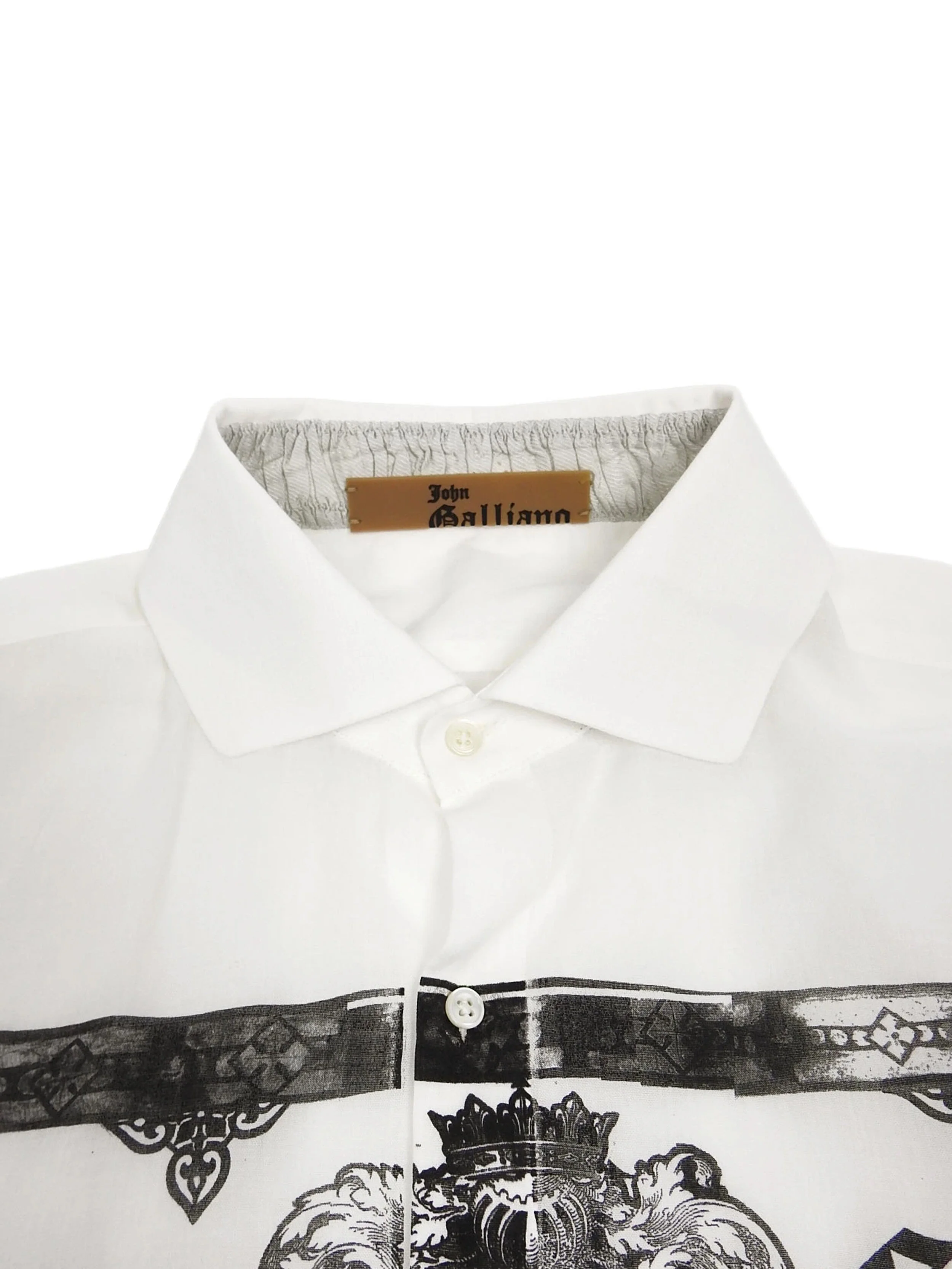 John Galliano 2000s Rare Gazette Sheer Shirt - Image 3
