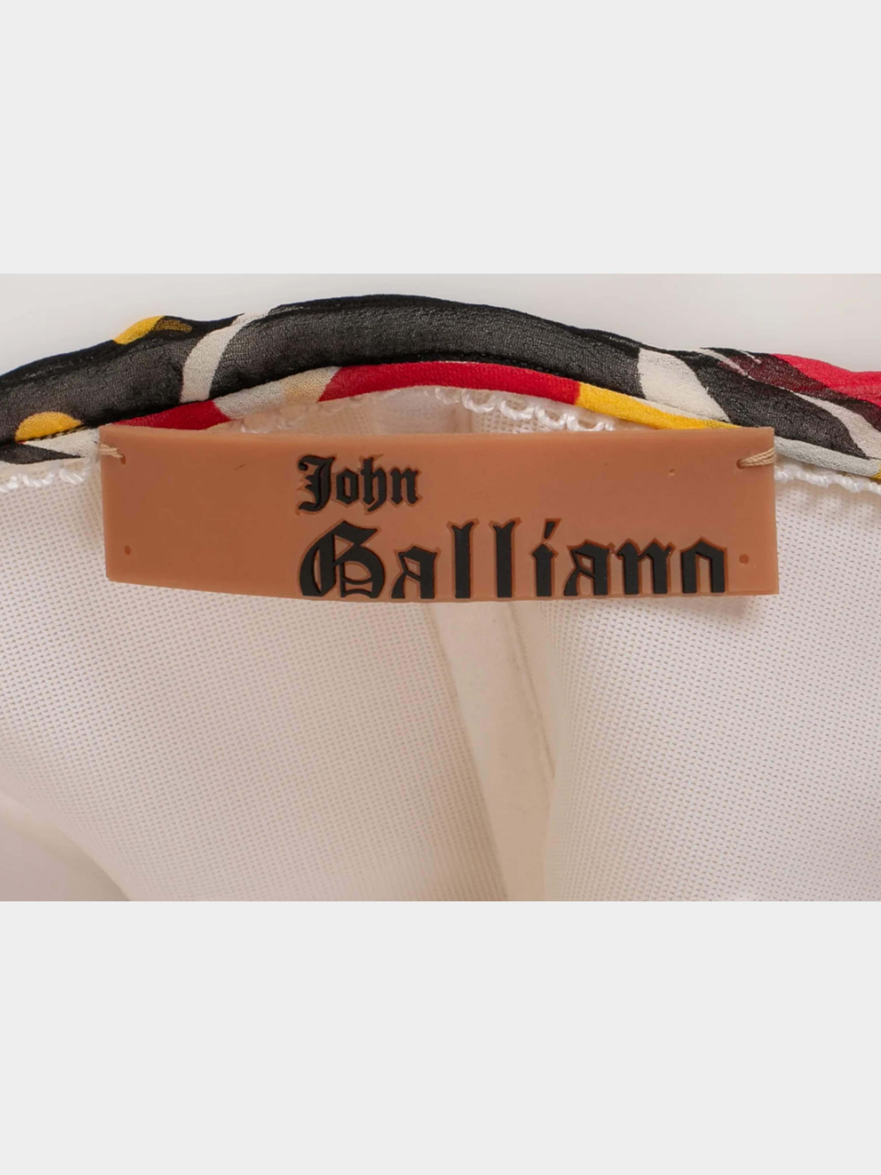 John Galliano Resort 2009 Multicoloured Silk Bustier Dress - Image 5