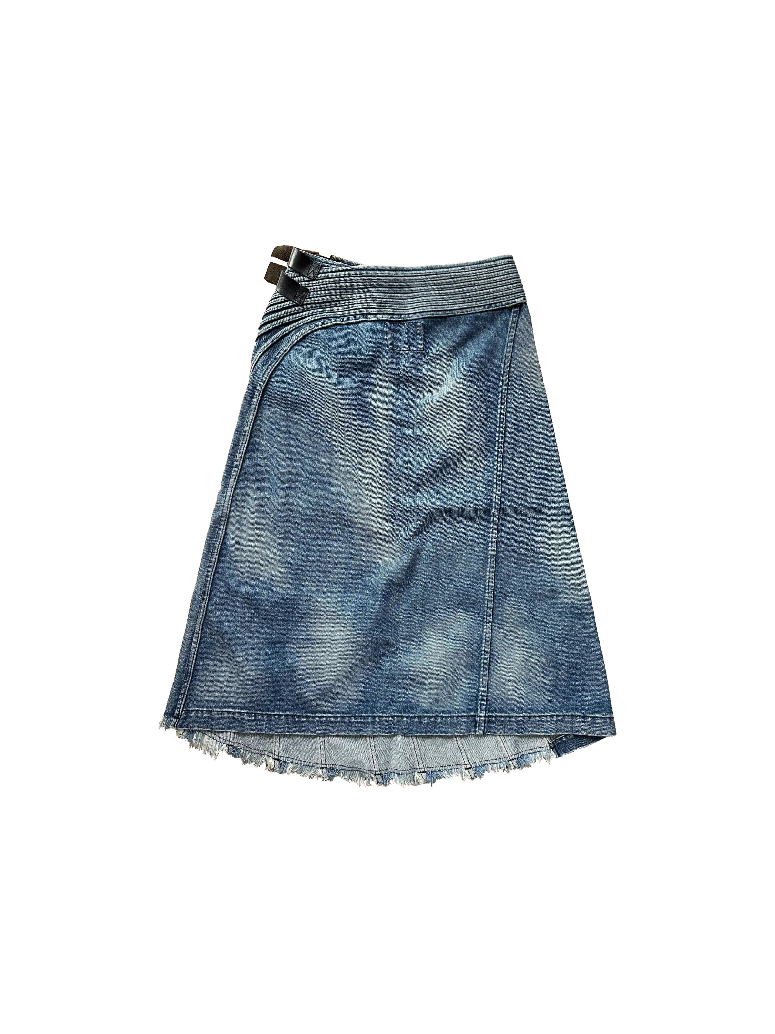 Junya Watanabe 2002 Runway Denim Skirt - Image 2