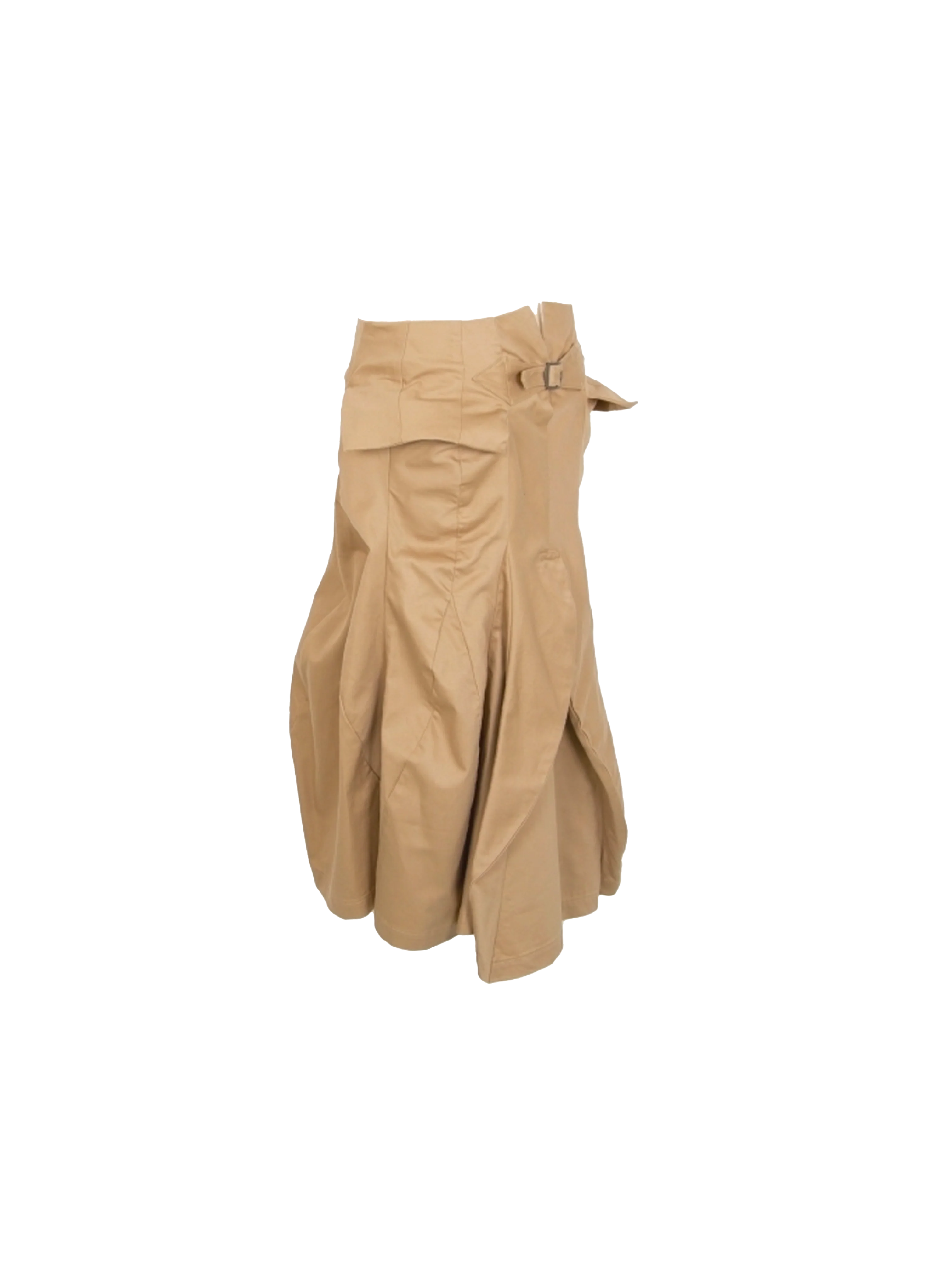 Junya Watanabe 2006 Tan Parachute Skirt - Image 2