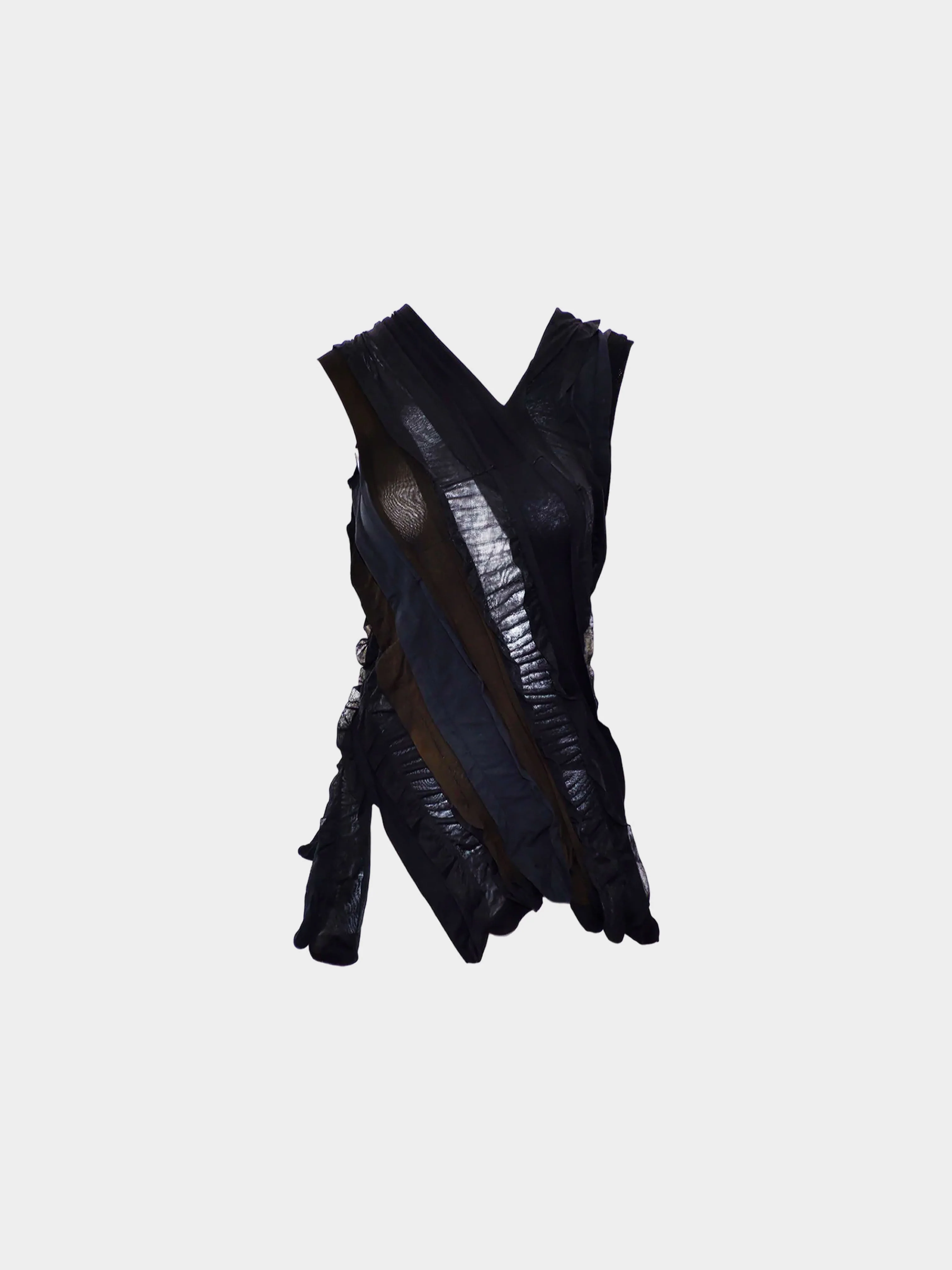Junya Watanabe CDG SS 2006 Ruched Tights Tank Top