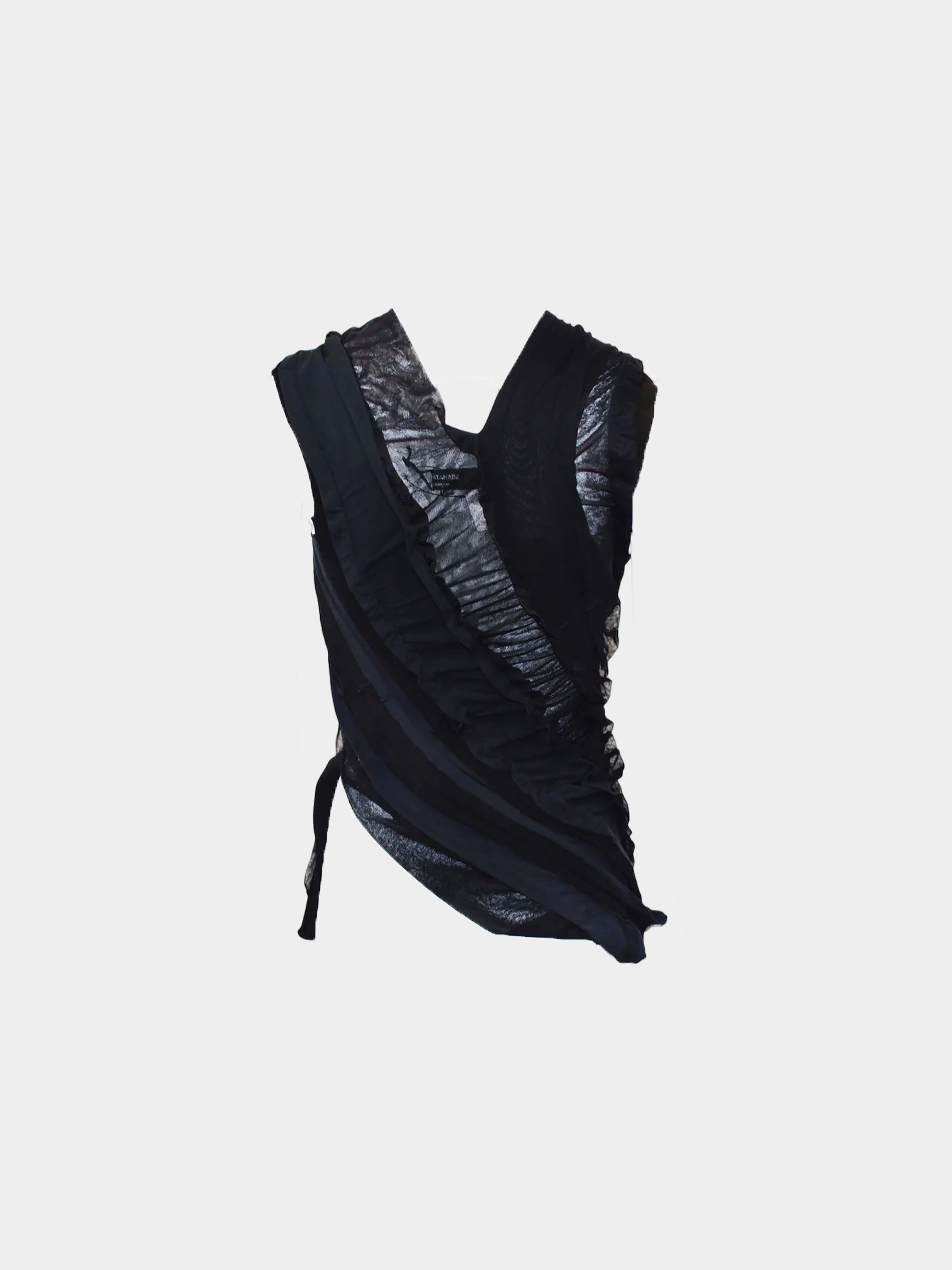 Junya Watanabe CDG SS 2006 Ruched Tights Tank Top - Image 2