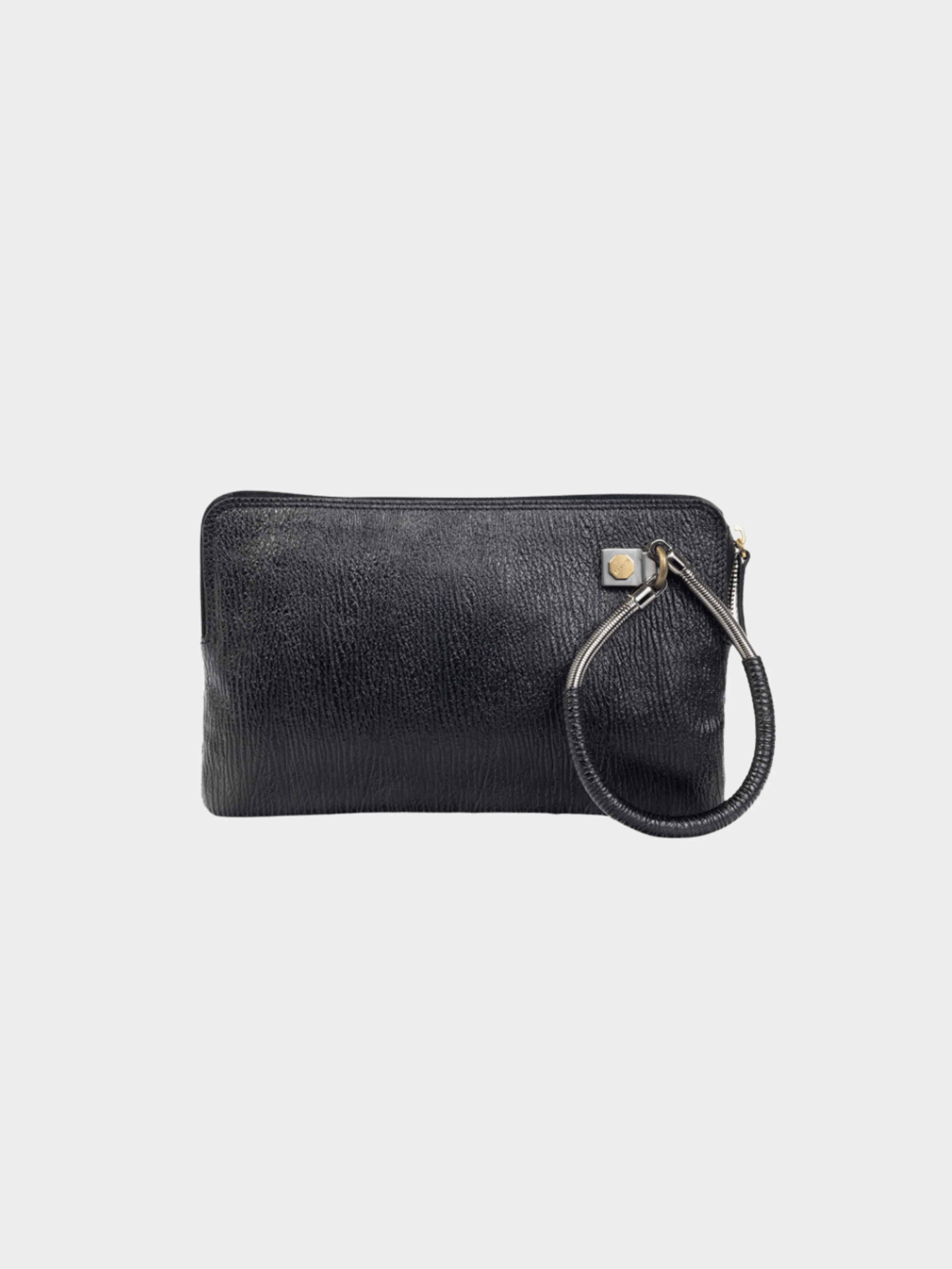 Lanvin 2000s Zebra PonyHair and Leather Oversized Clutch - Image 2
