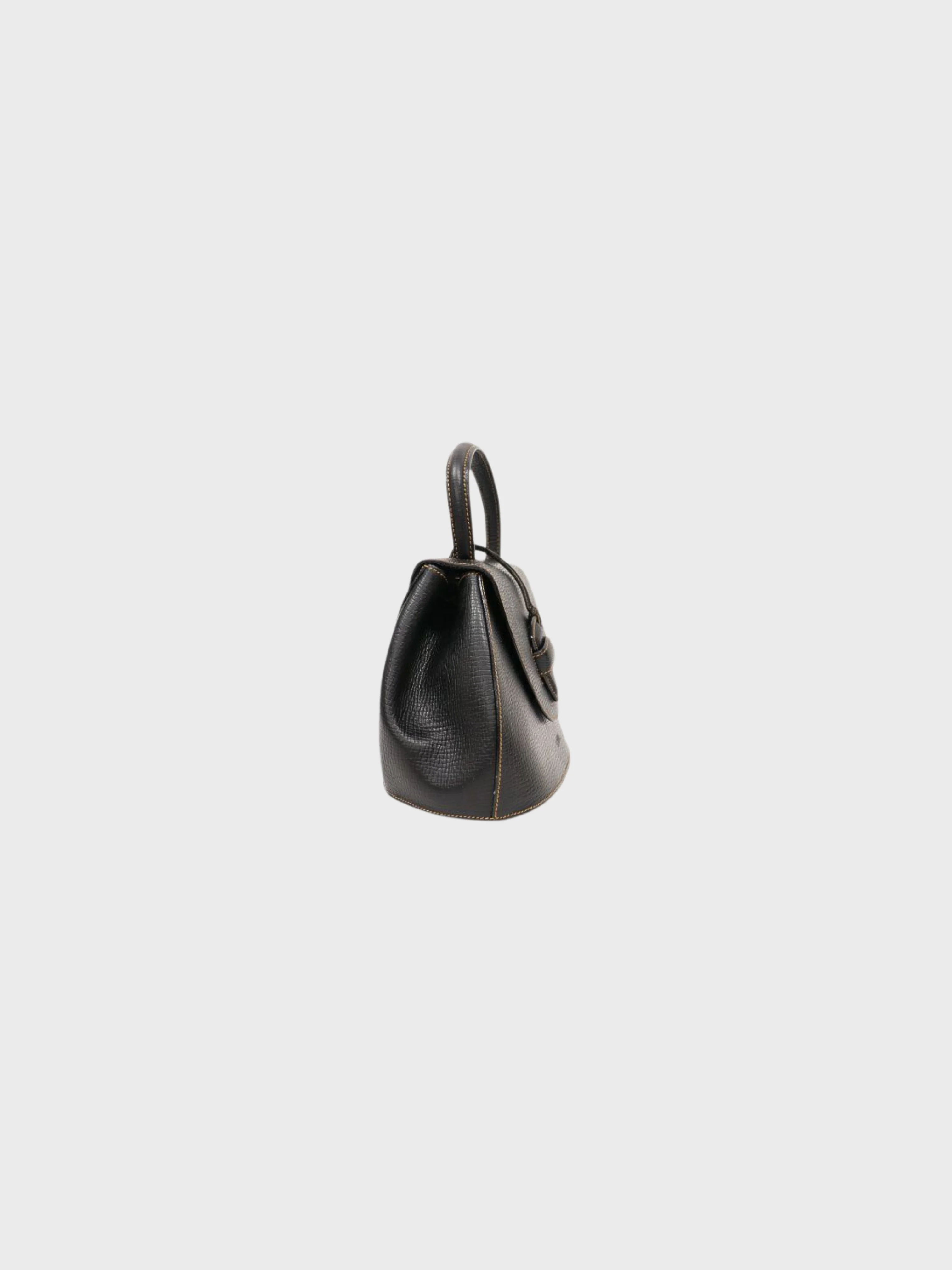 Loewe 1990s Black Leather Barcelona Handbag - Image 3