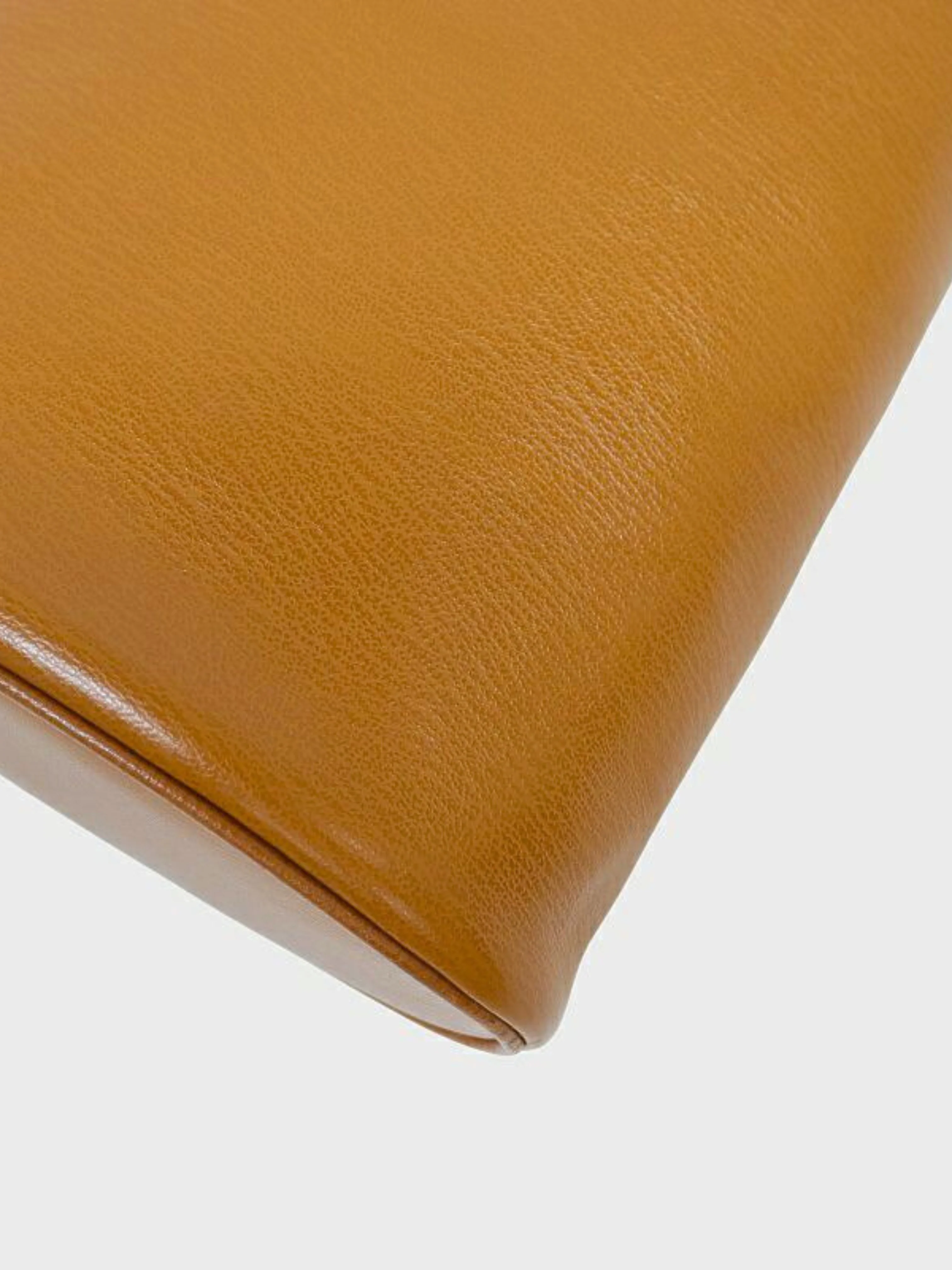 Loewe 1990s Camel Leather and Suede Velazquez Vanity Bag - Image 5