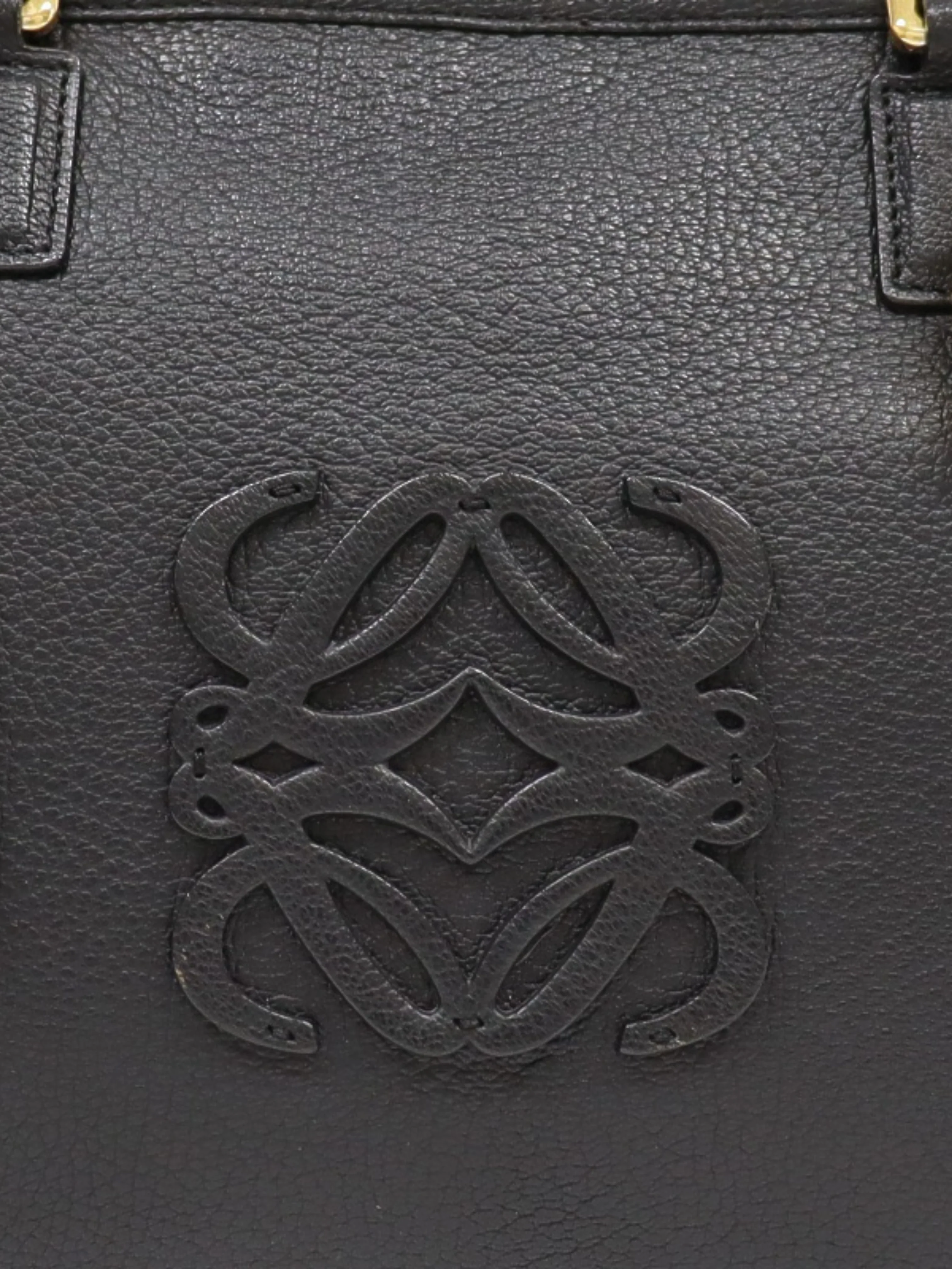 Loewe 2000s Black Leather Amazona 36 Bag - Image 8