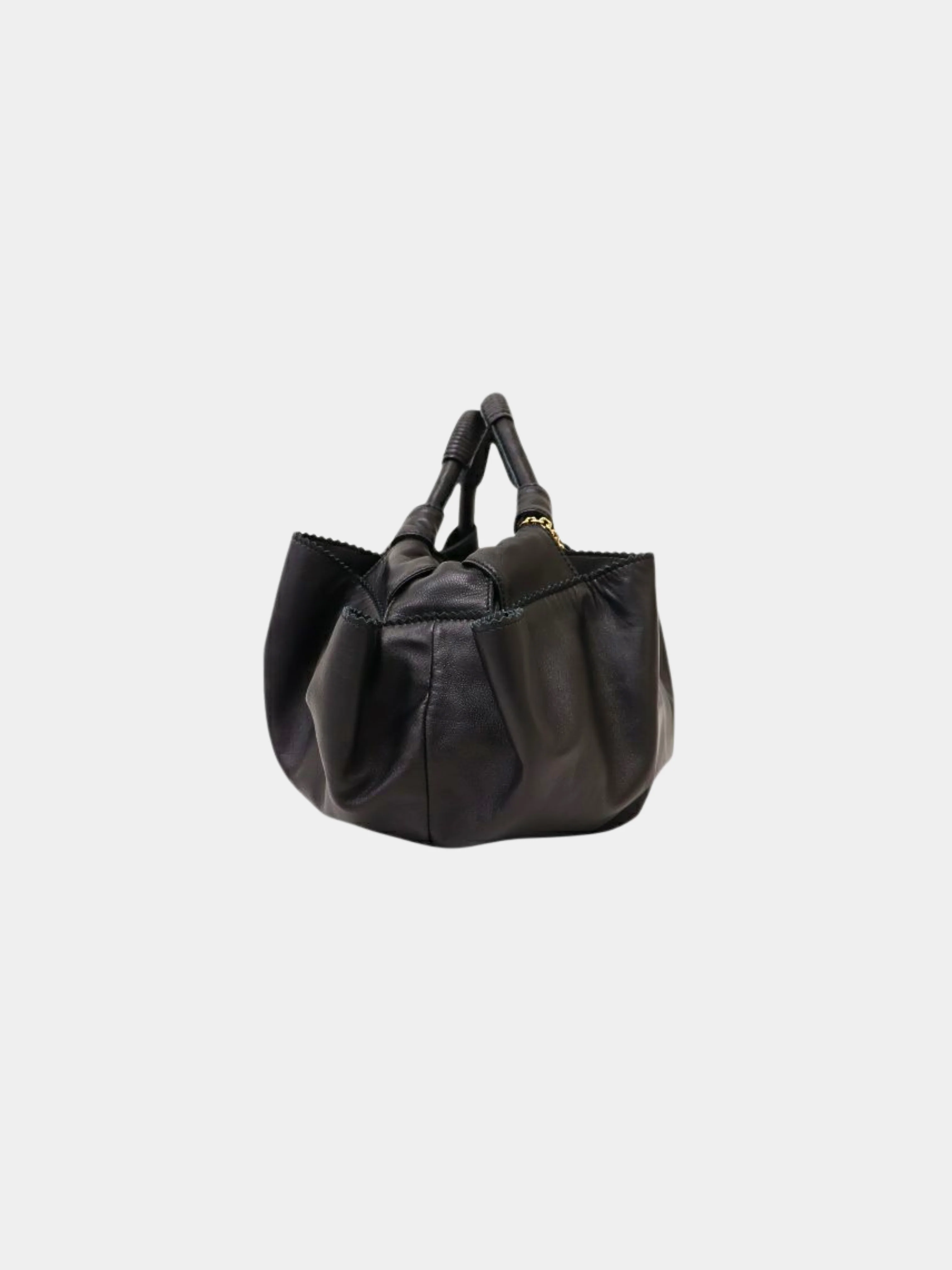Loewe 2000s Black Leather Nappa Aire Bag - Image 3