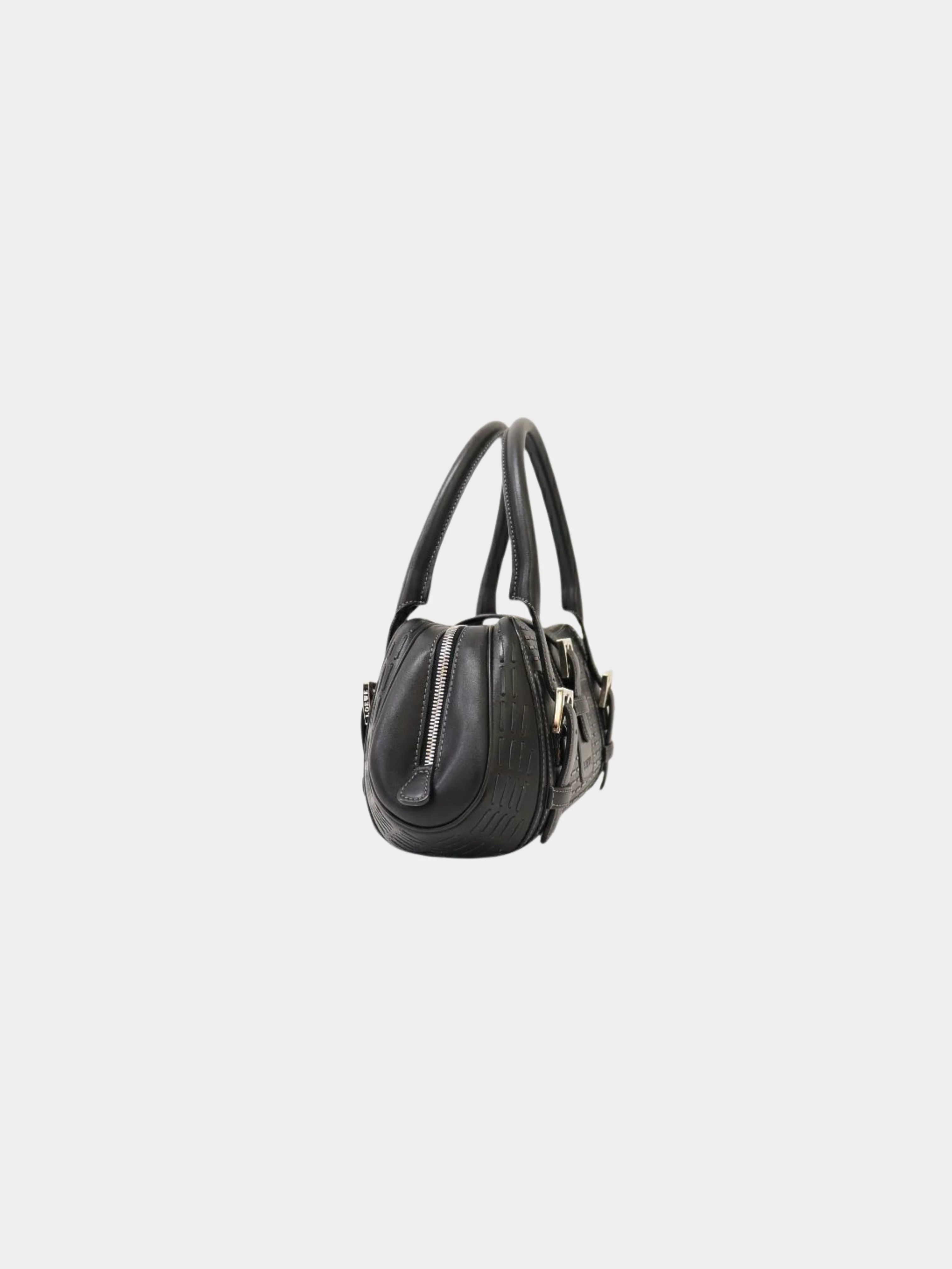 Loewe 2000s Black Leather Senda Bag - Image 3