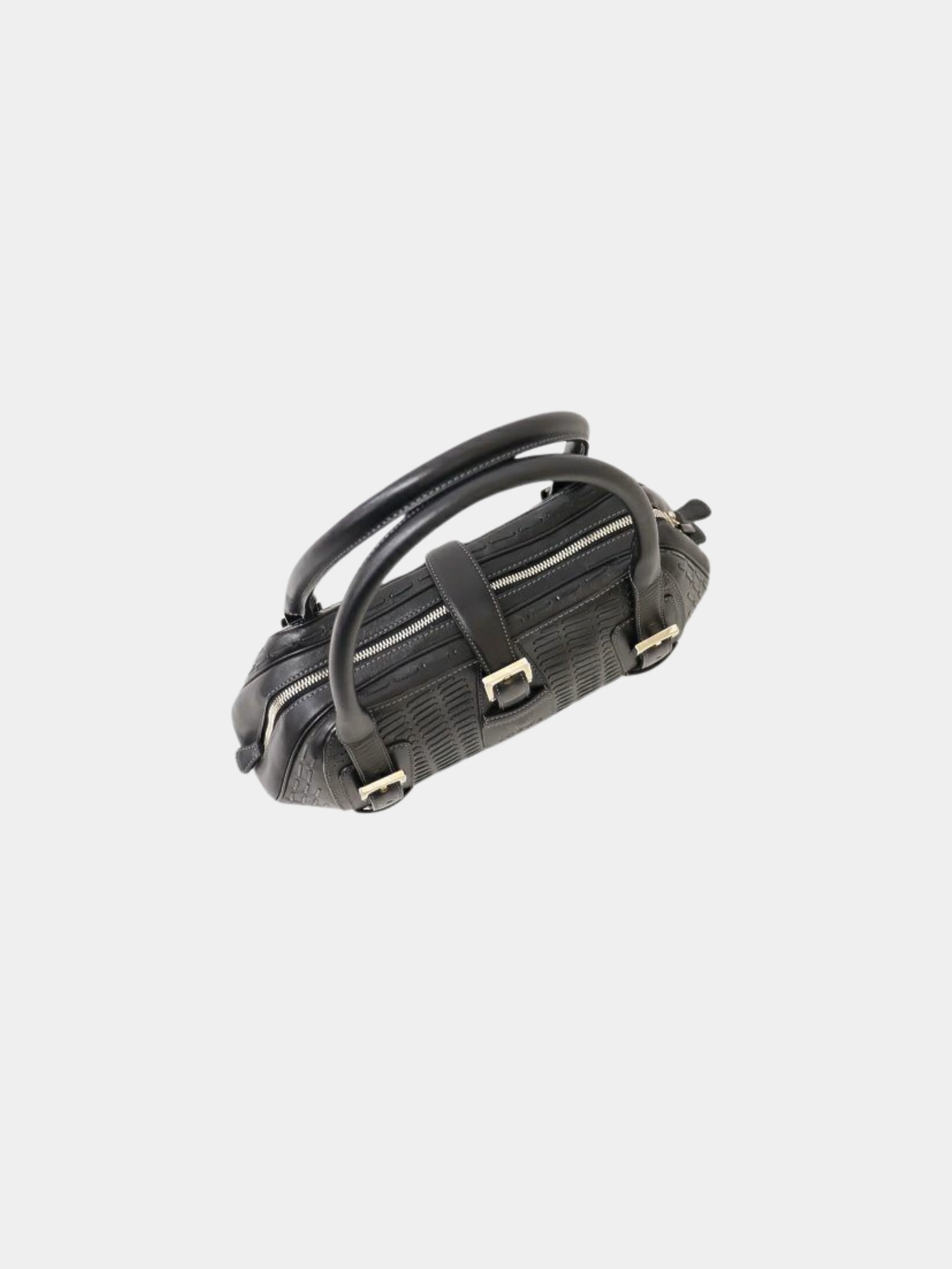 Loewe 2000s Black Leather Senda Bag - Image 7