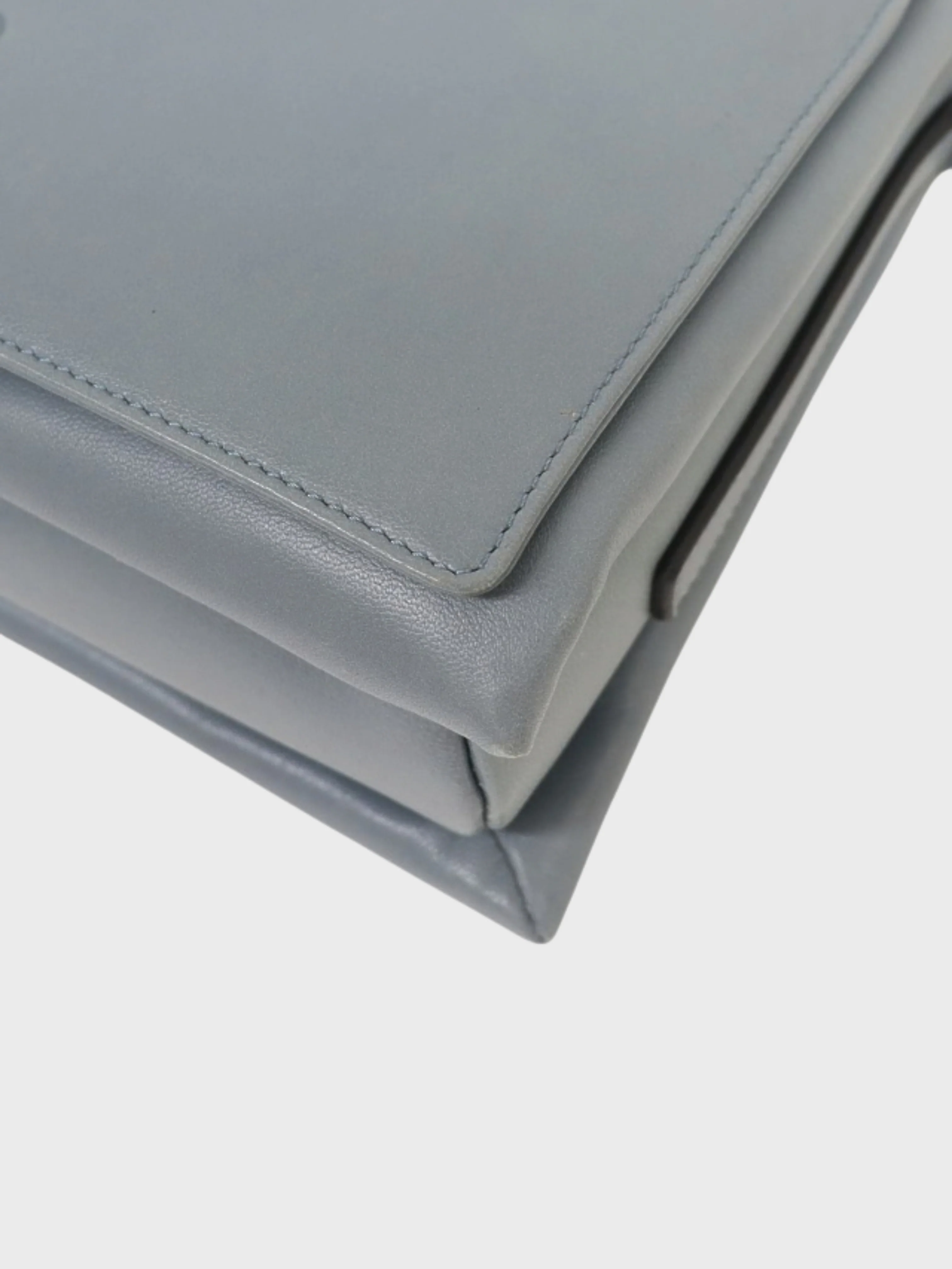 Loewe SS 2014 Blue Leather Anagram 2Way Shoulder Bag - Image 5