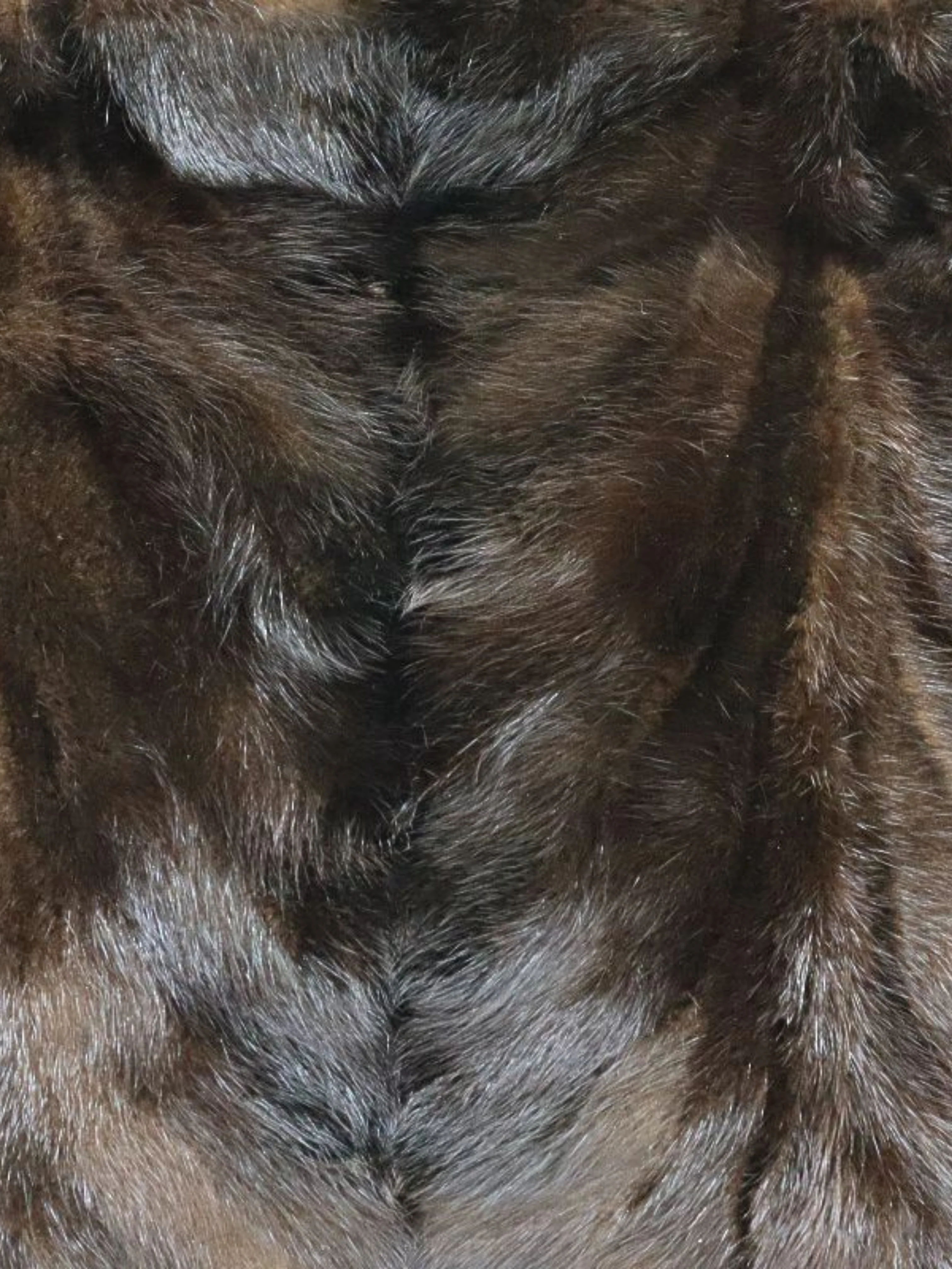 Loewe 2000s Brown Black Fur Tote Bag - Image 6