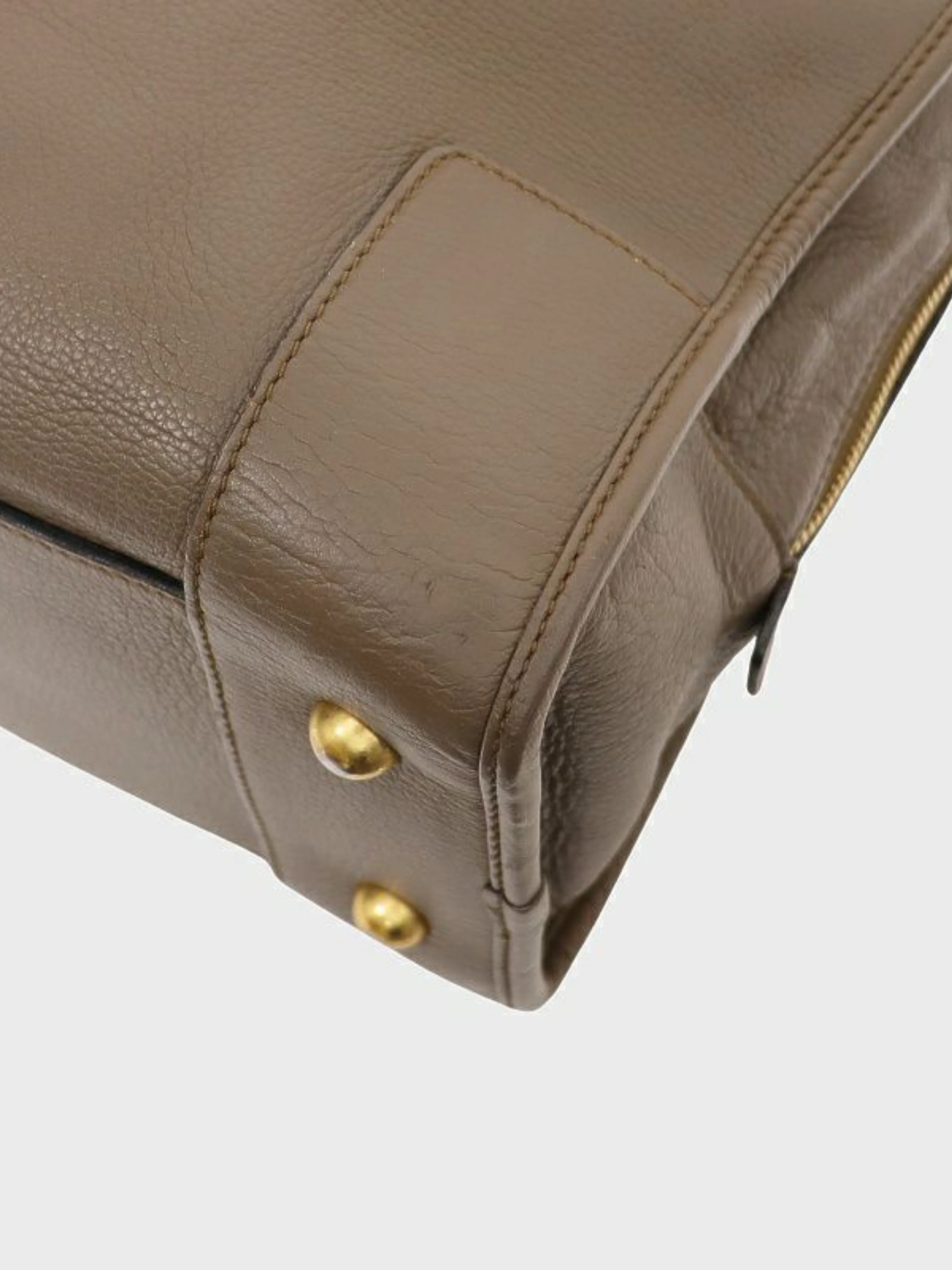 Loewe 2000s Graige Leather Amazona 36 Bag - Image 5