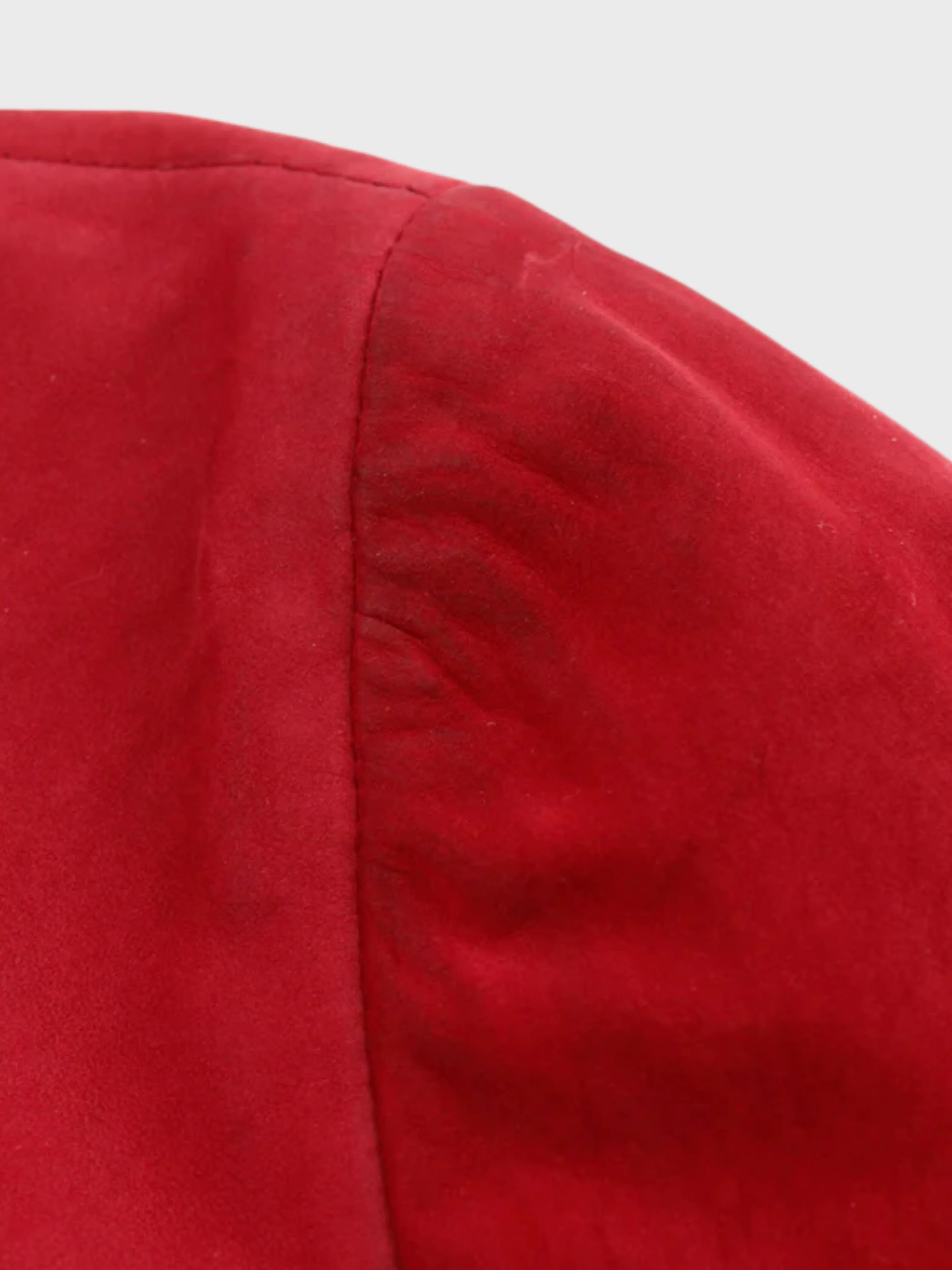 Loewe 1980 Red Leather Tailored Jacket - Image 5