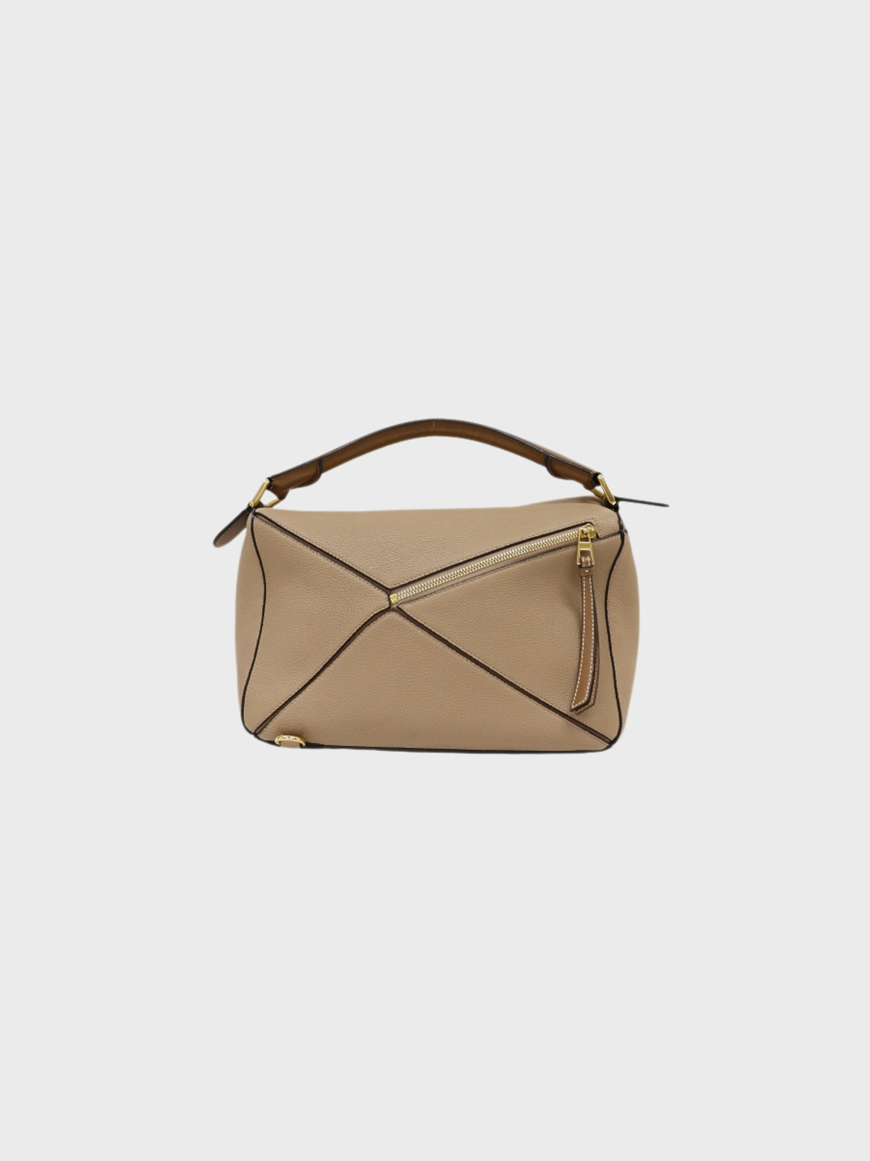Loewe 2010s Beige Brown Leather Puzzle Medium Bag - Image 2