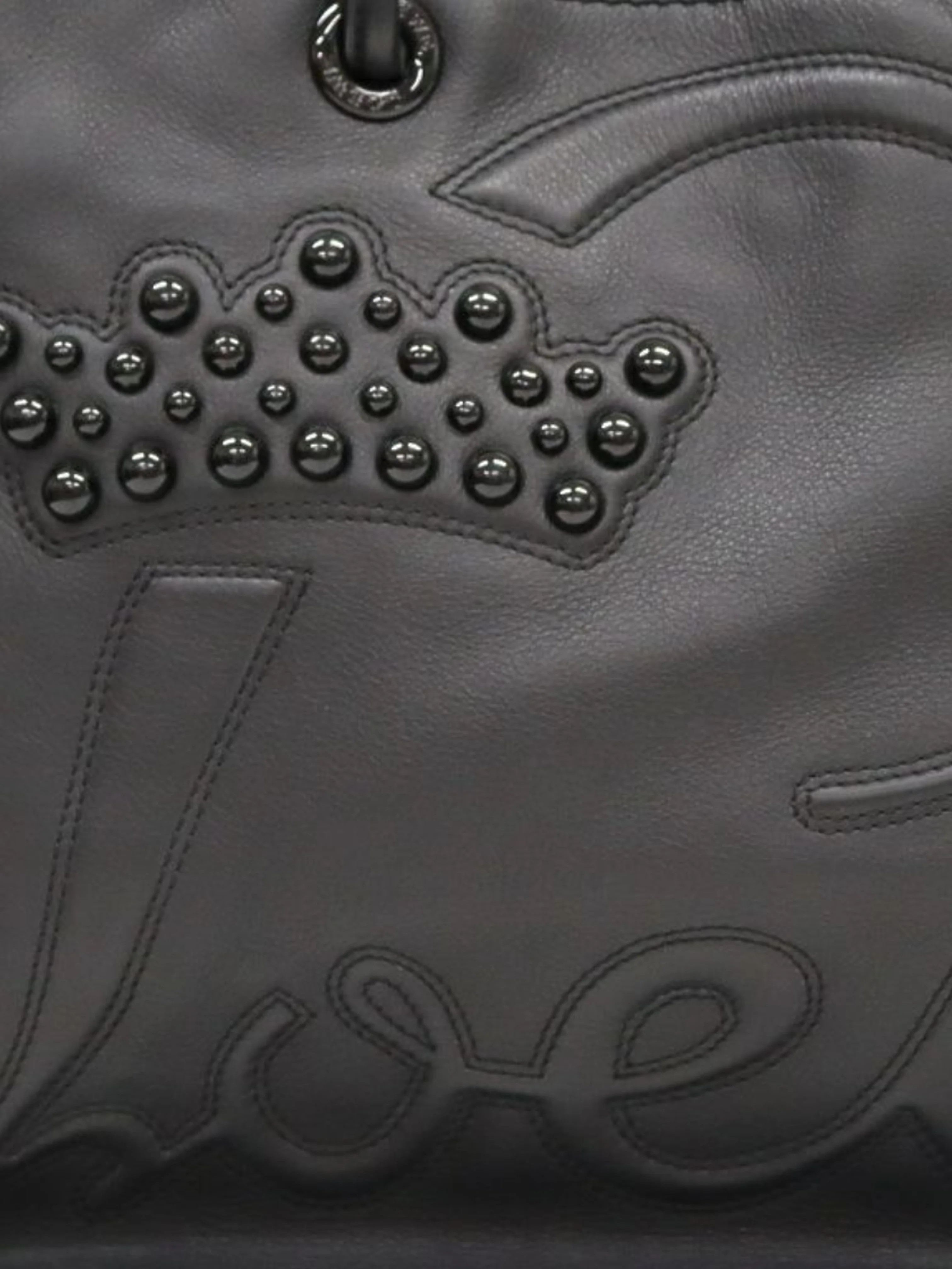 Loewe 2010s Logo Studs Leather Tote Bag - Image 6