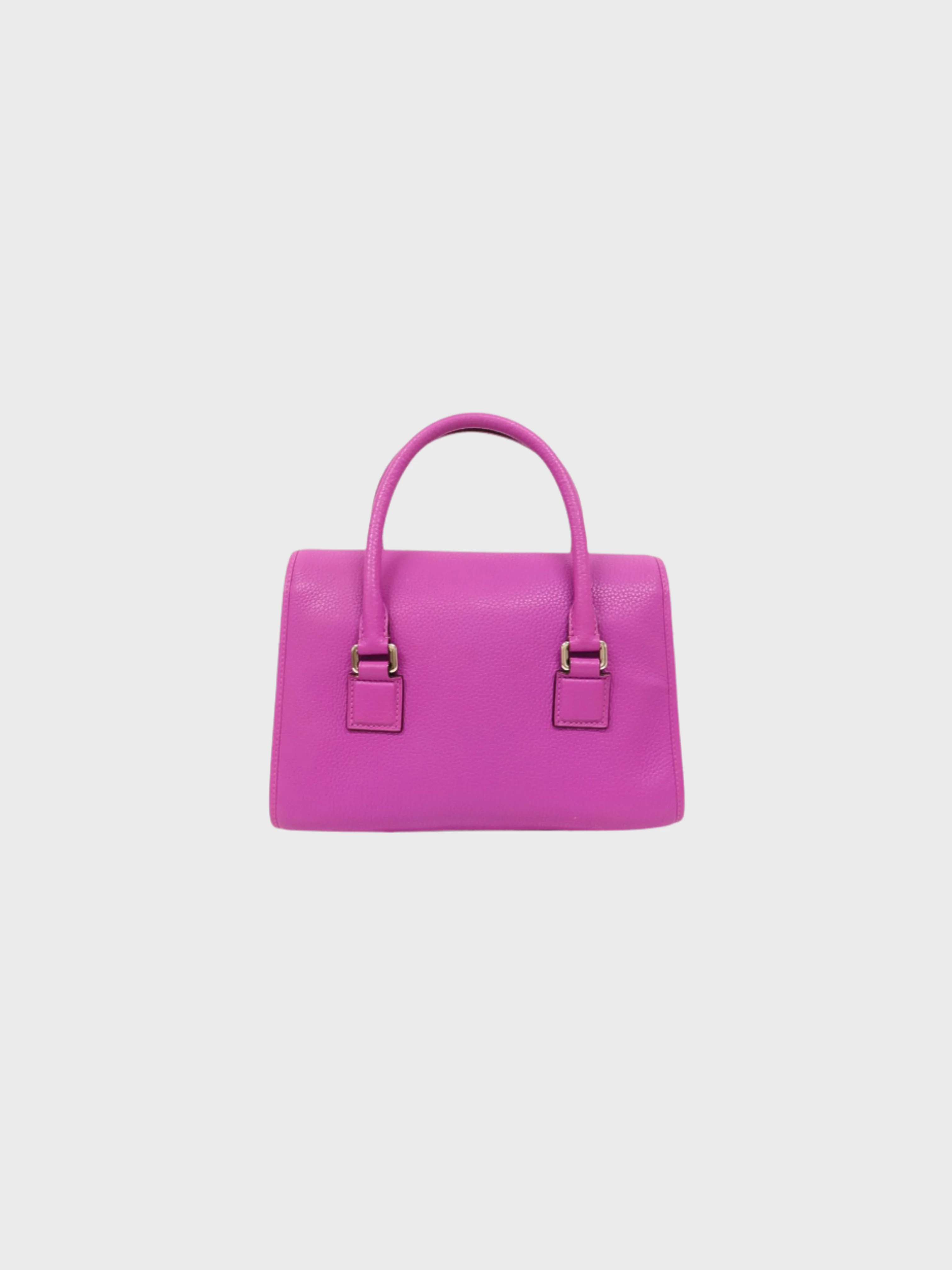Loewe 2010s Purple Leather Alamo 28 Bag - Image 2
