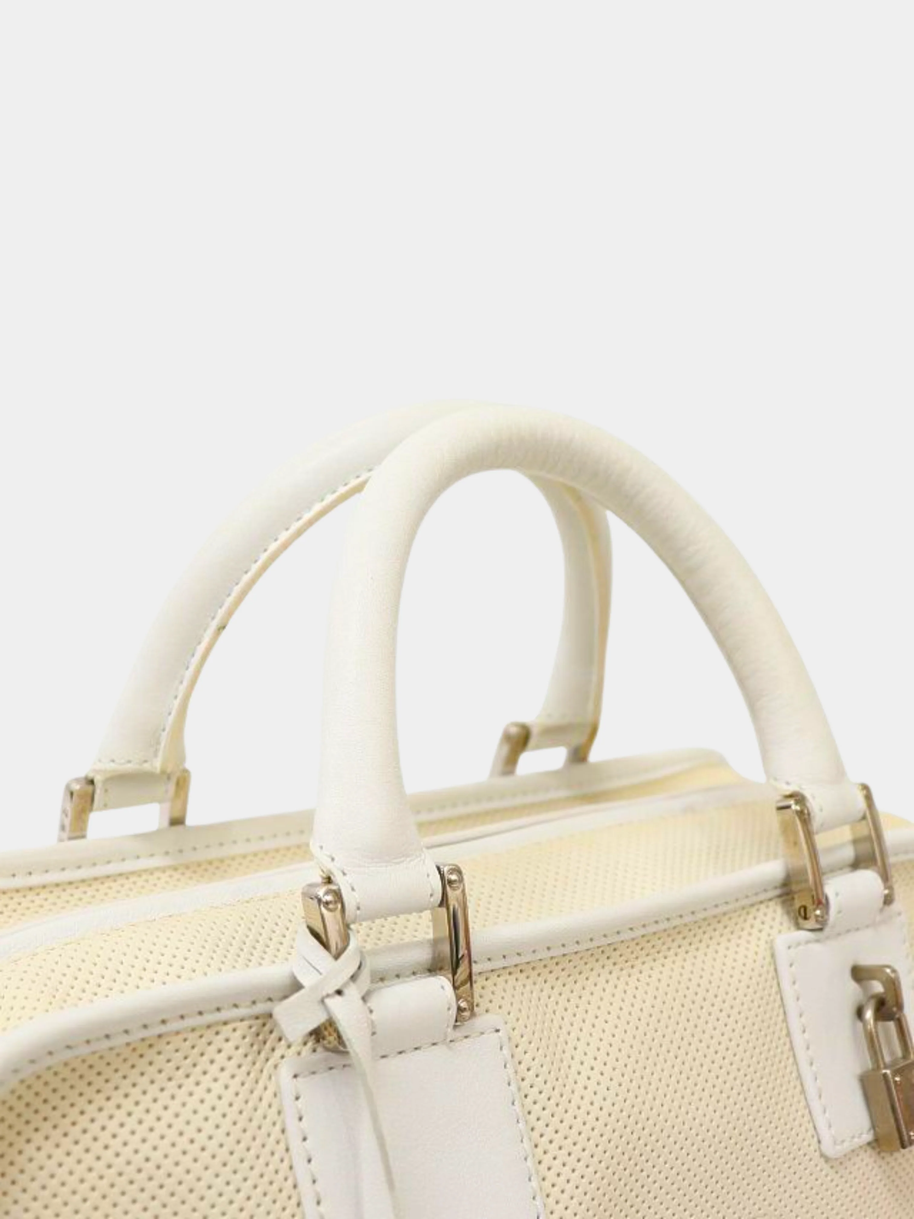 Loewe 2010s White Amazona 28 Bag - Image 4