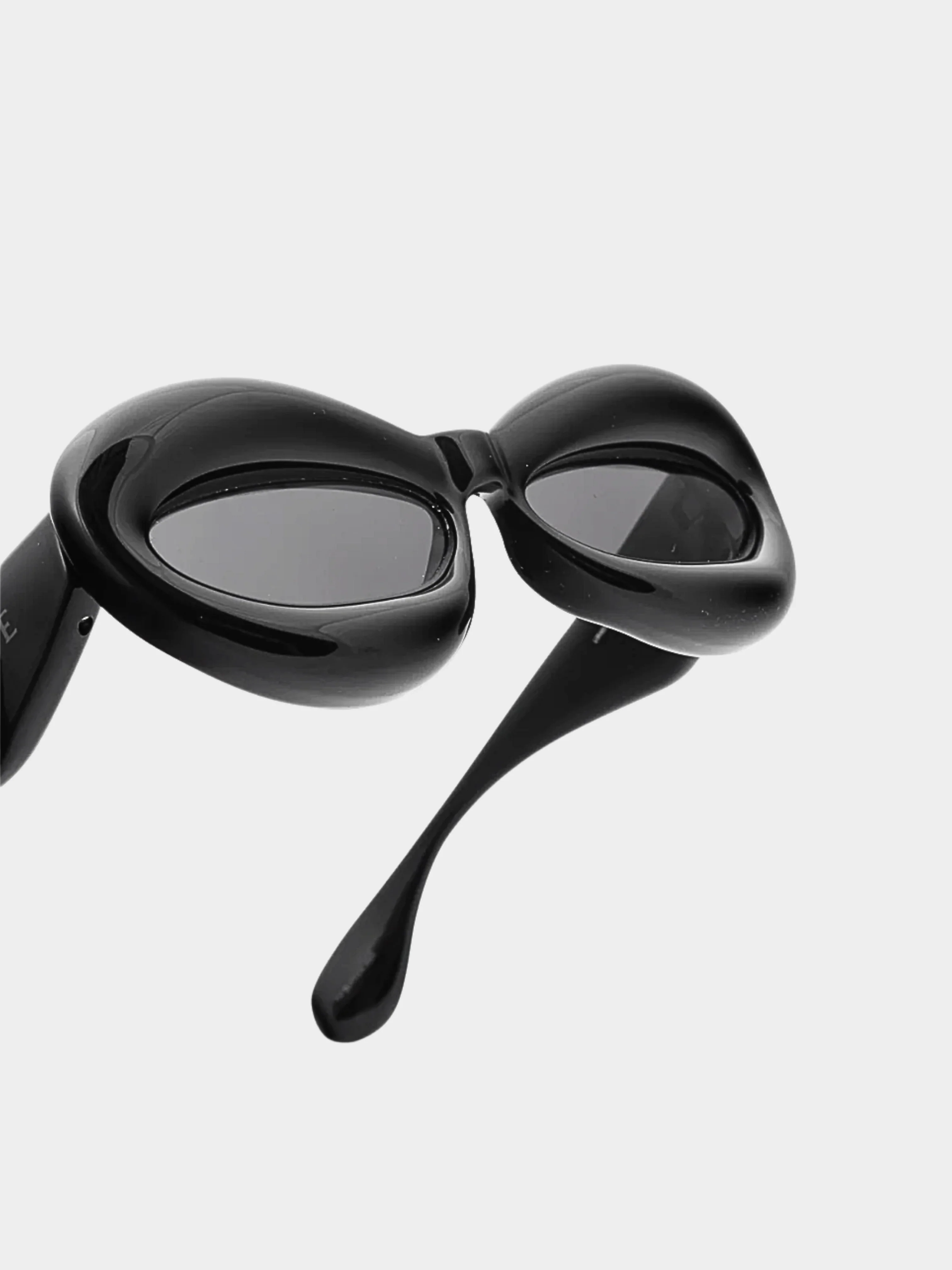 Loewe 2023 Black Cat Eye Inflated Sunglasses - Image 5