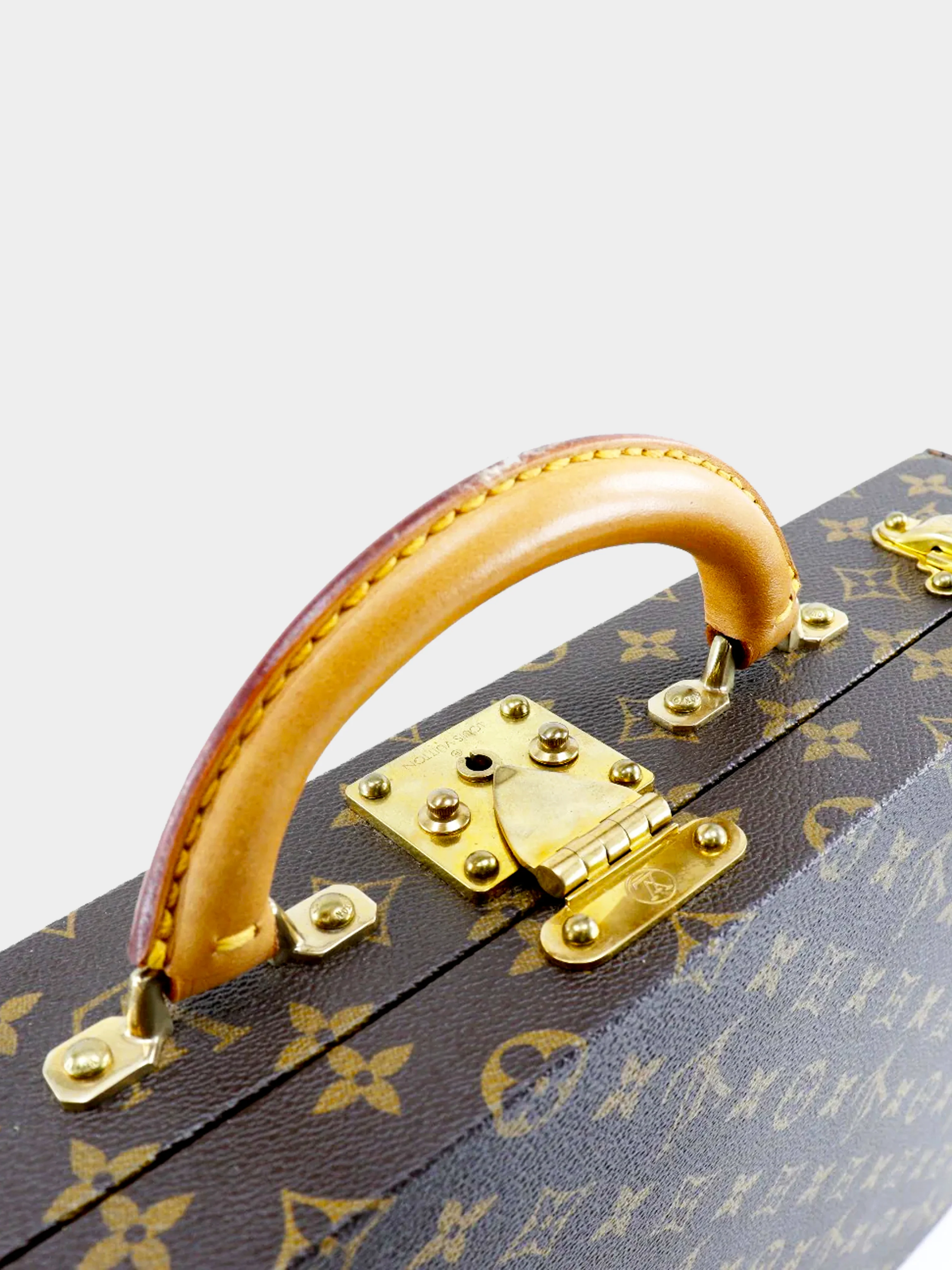 Louis Vuitton 1990s Brown Monogram Briefcase - Image 2