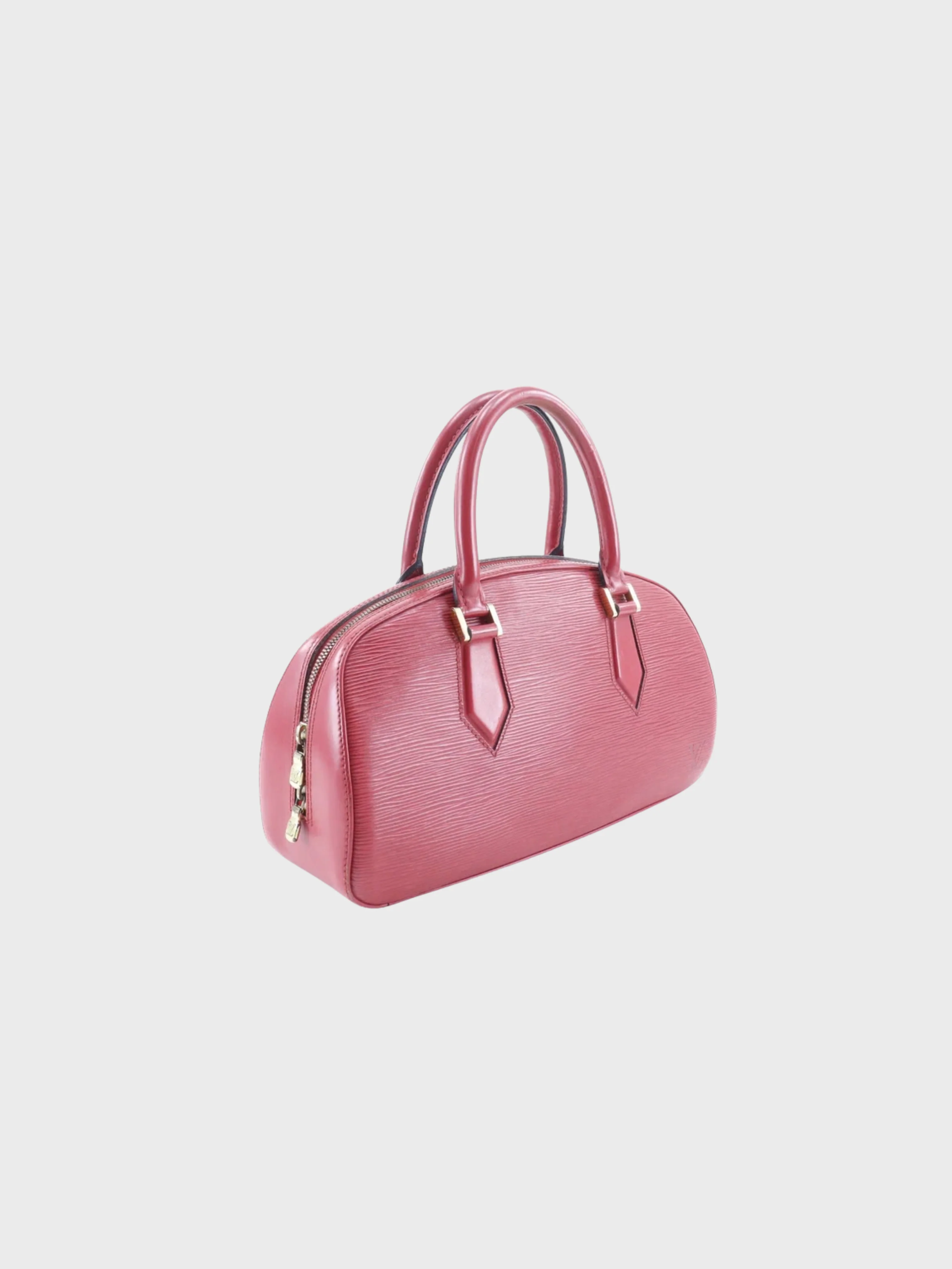 Louis Vuitton 1990s Castilian Red Epi Leather Jasmin Handbag - Image 3