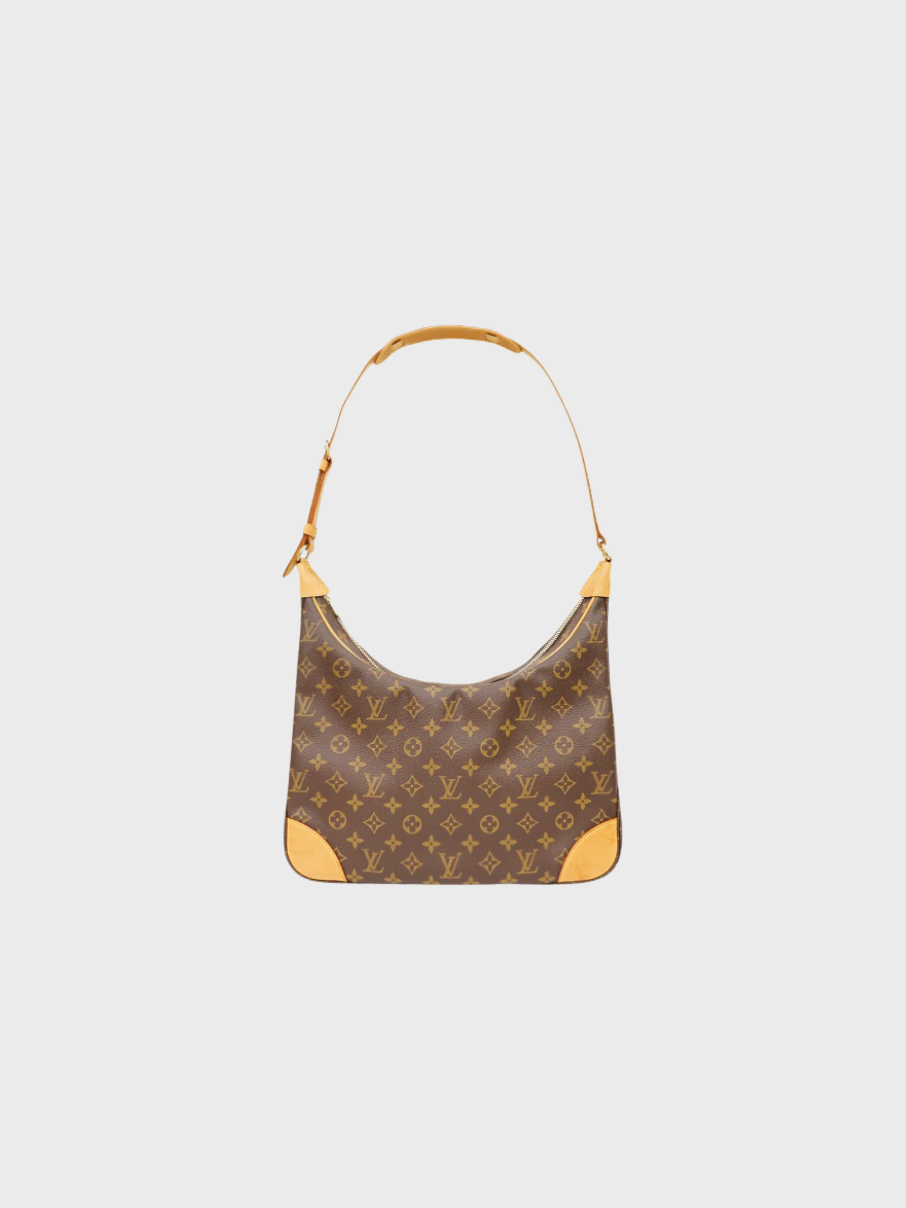 Louis Vuitton 2000 Brown Monogram PVC Leather Boulogne 30 Bag