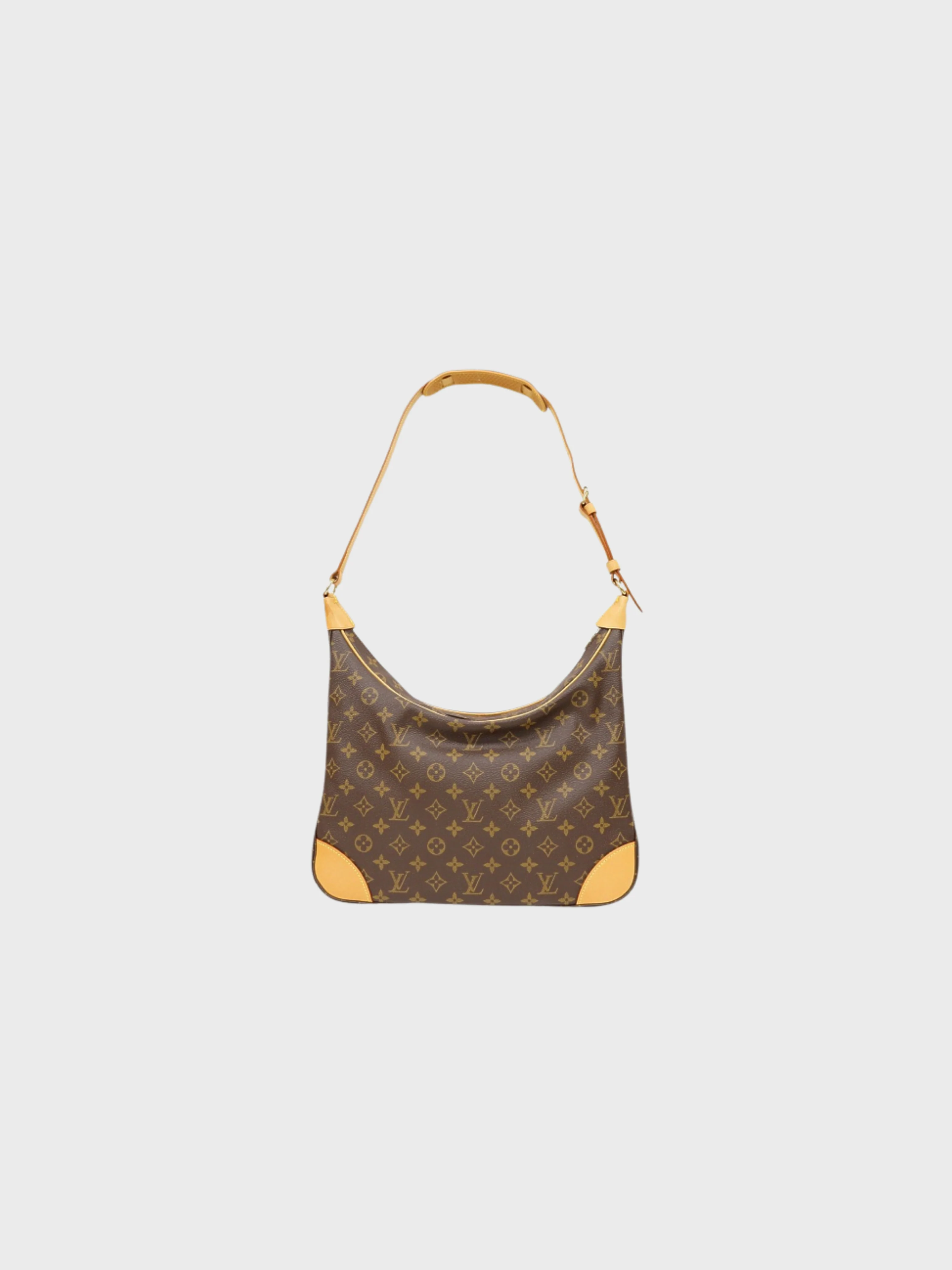 Louis Vuitton 2000 Brown Monogram PVC Leather Boulogne 30 Bag - Image 2