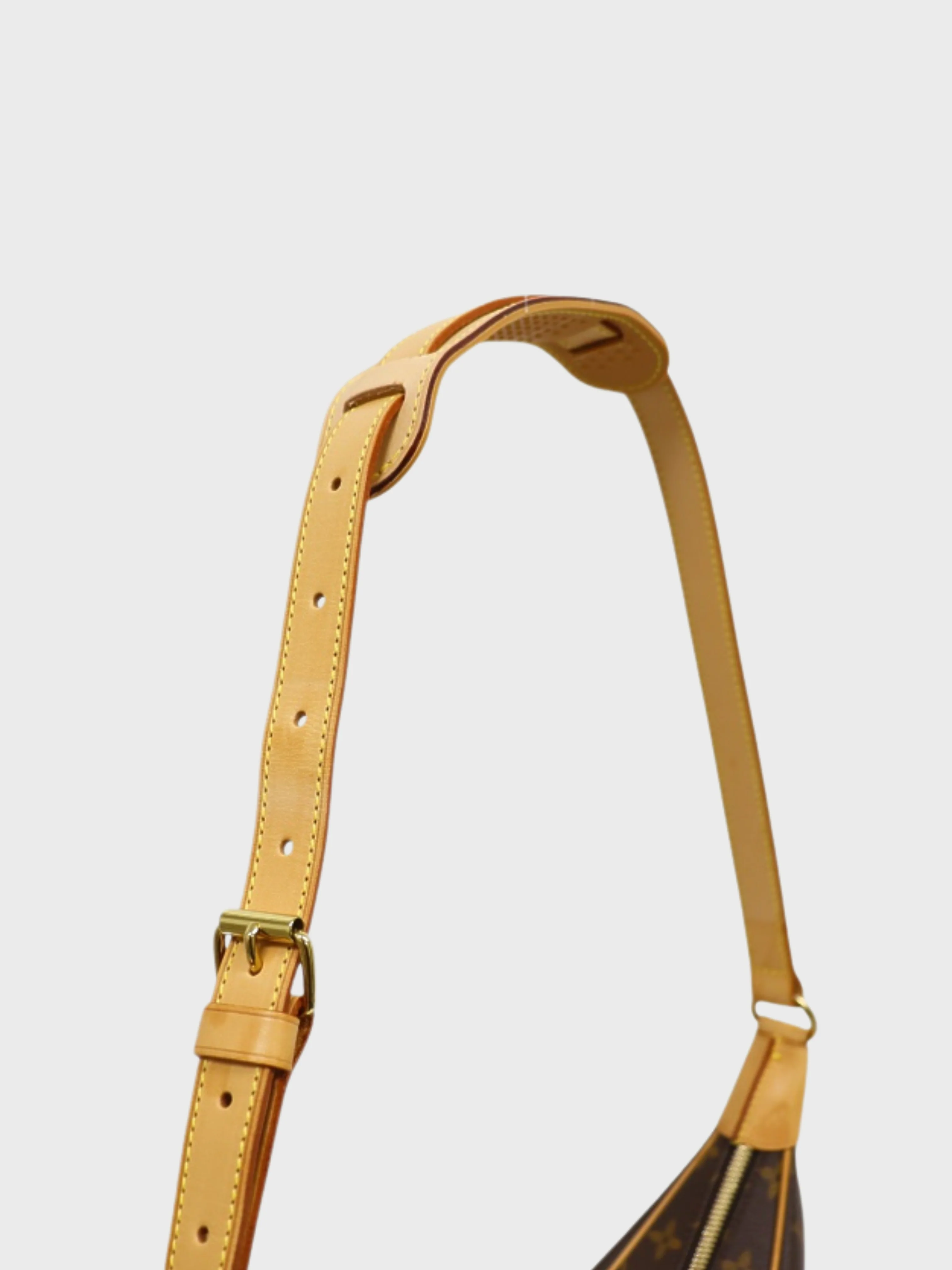 Louis Vuitton 2000 Brown Monogram PVC Leather Boulogne 30 Bag - Image 6