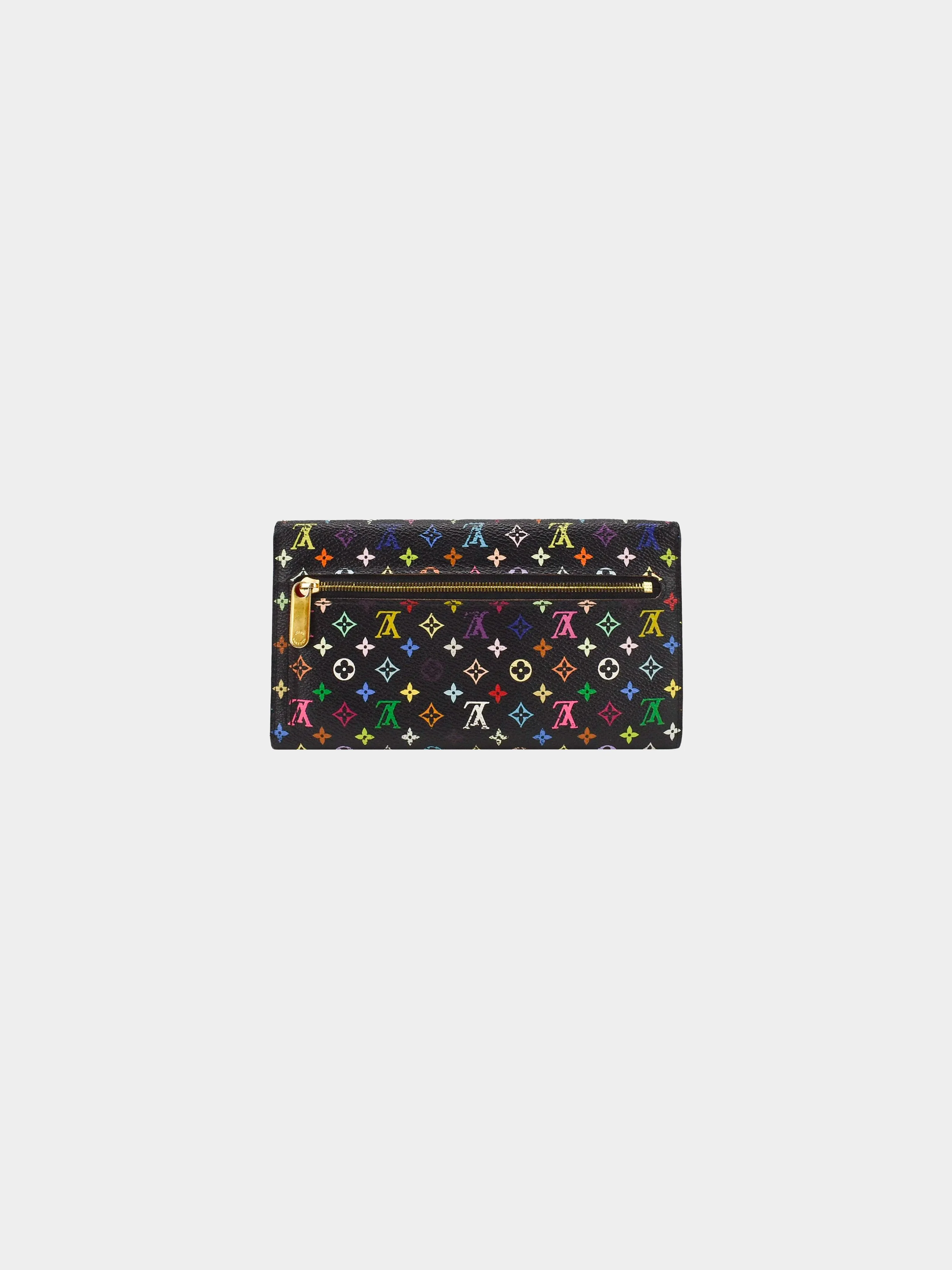 Louis Vuitton 2000s Black Multicolor Wallet - Image 2