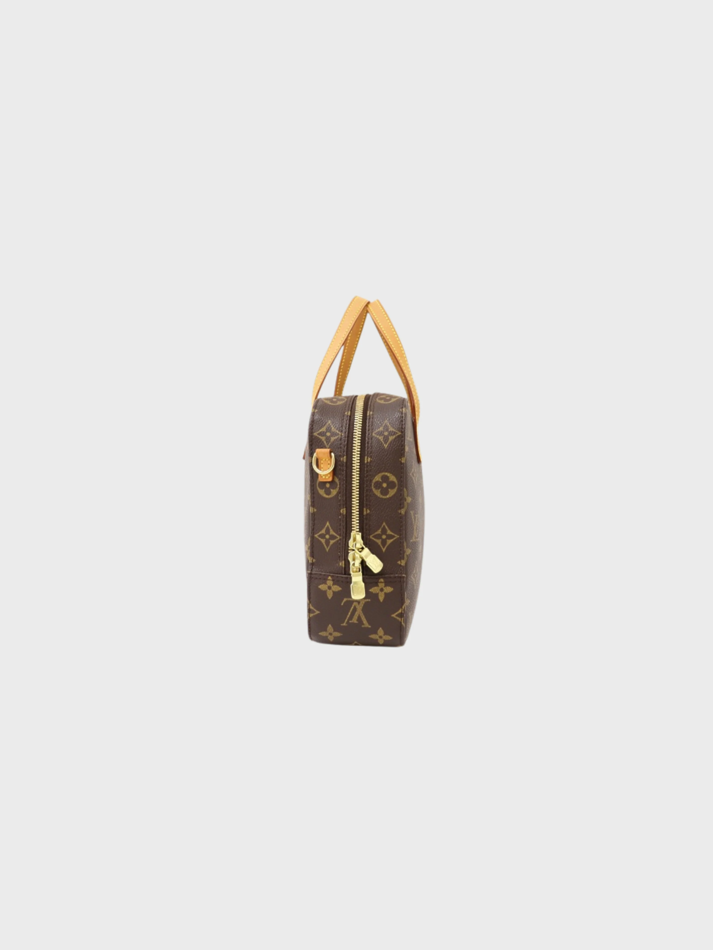 Louis Vuitton 2000s Brown Monogram Canvas Spontini Bag - Image 4