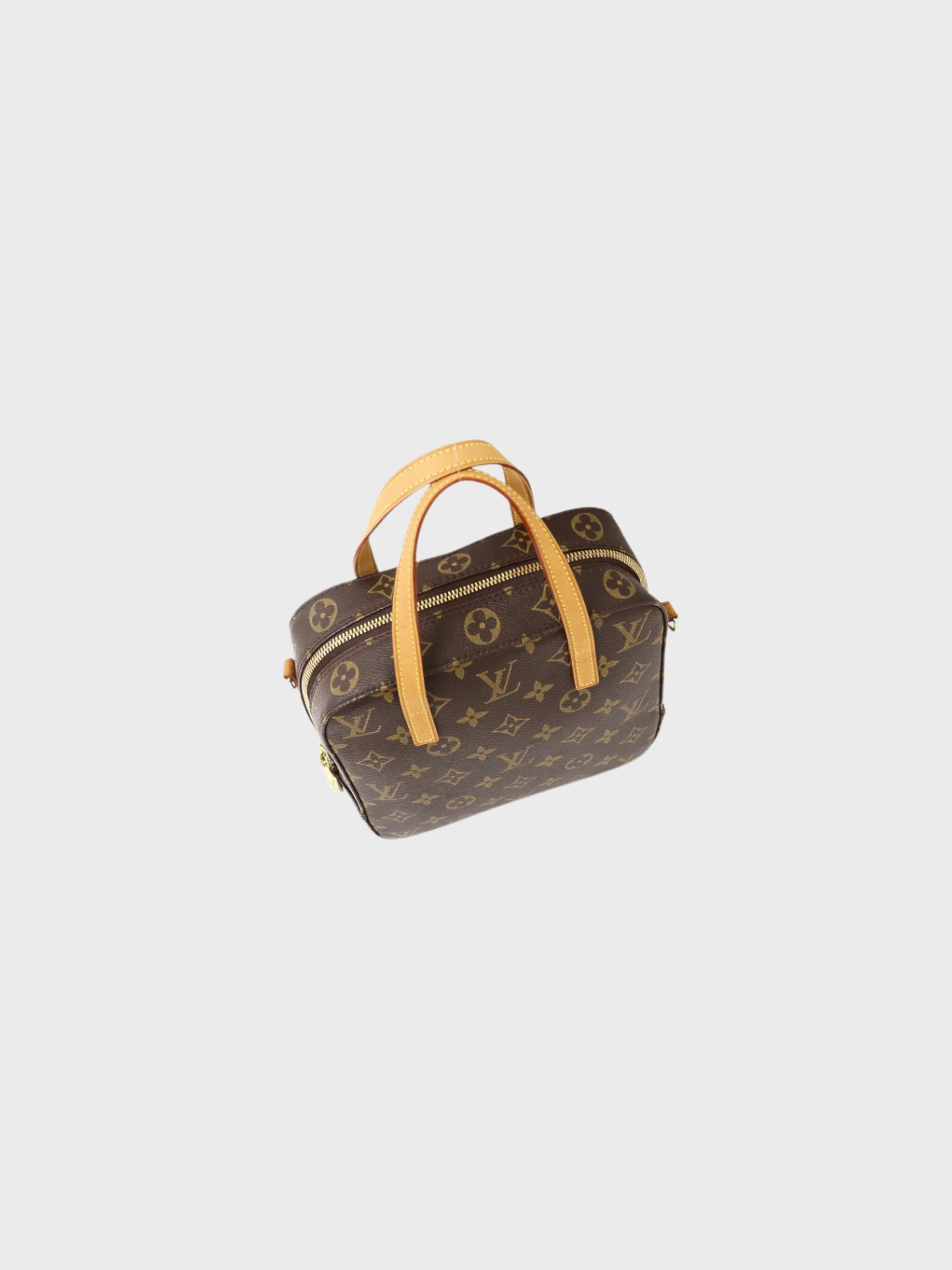 Louis Vuitton 2000s Brown Monogram Canvas Spontini Bag - Image 5