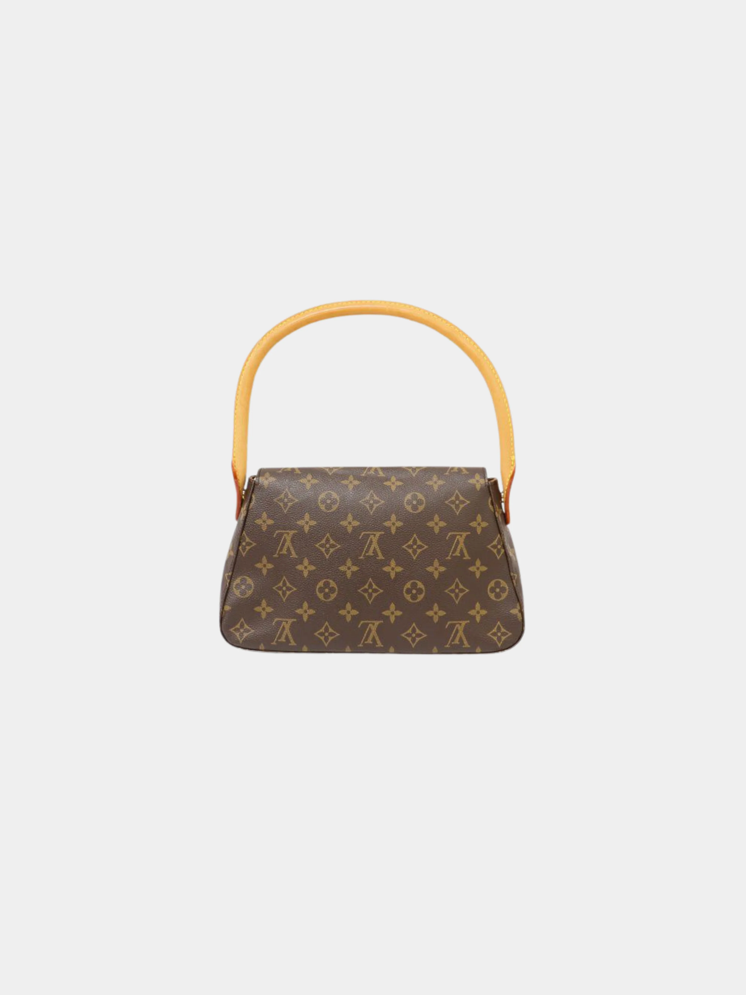 Louis Vuitton 2000s Brown Monogram Mini Looping Bag - Image 2