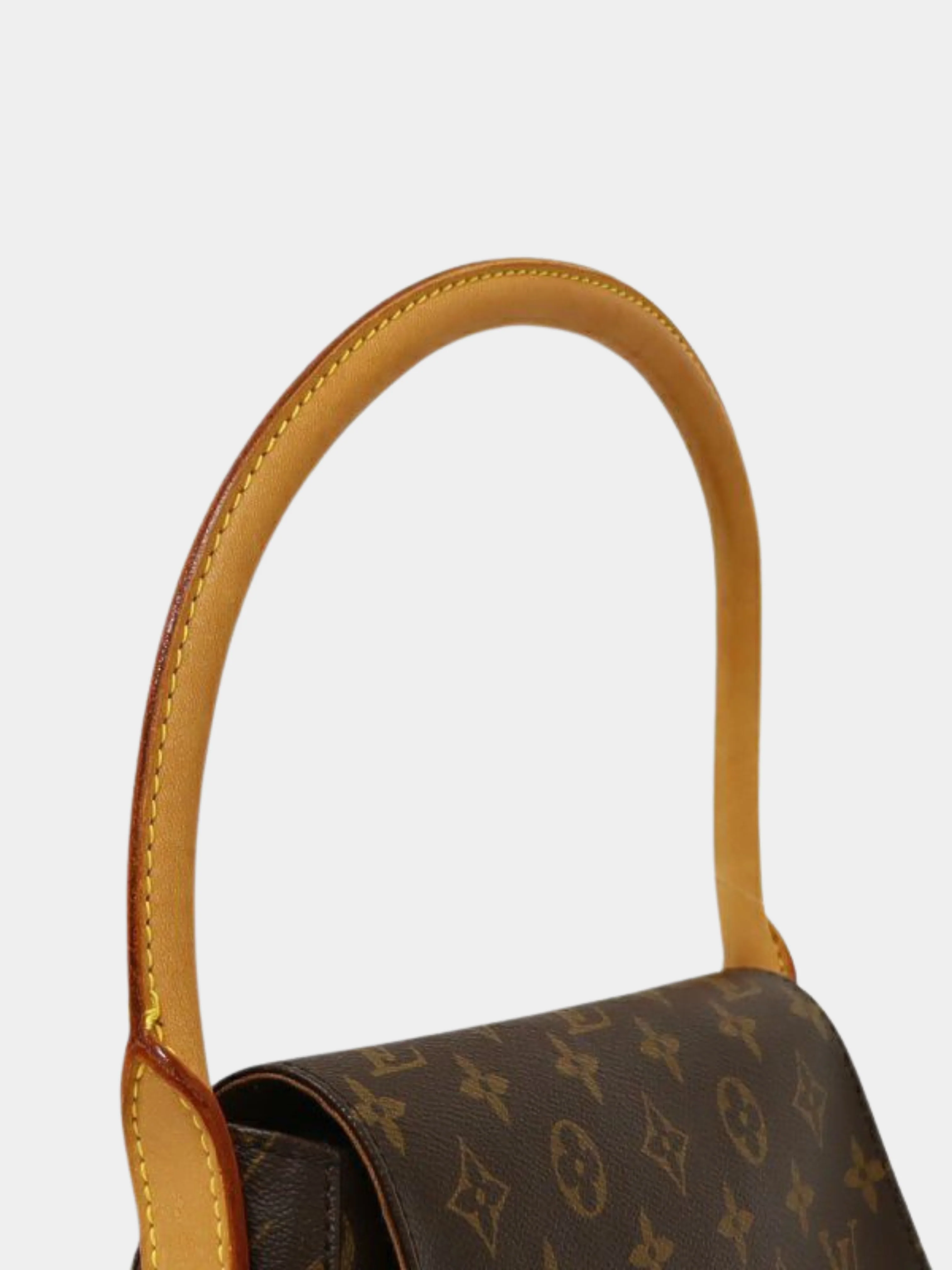 Louis Vuitton 2000s Brown Monogram Mini Looping Bag - Image 6