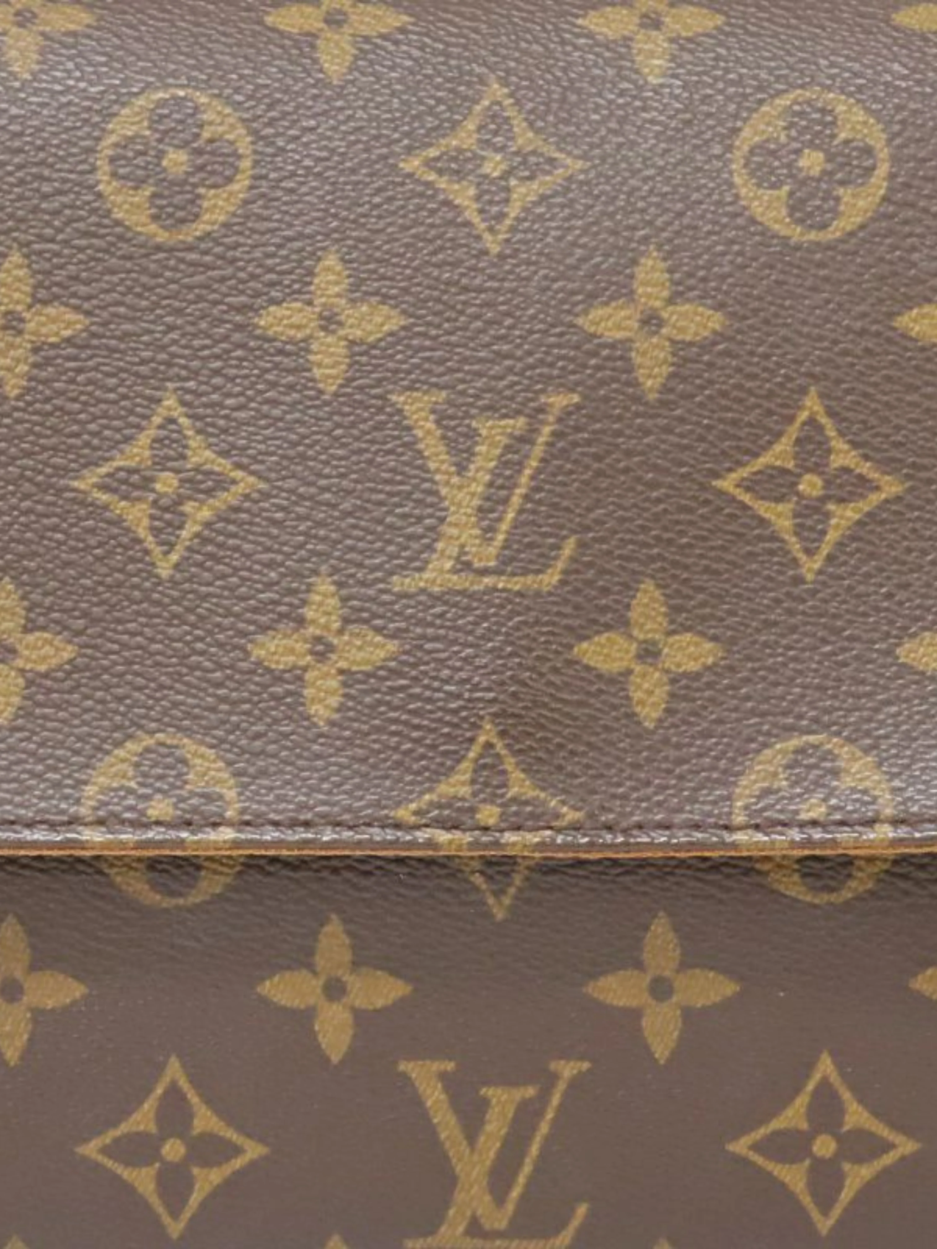 Louis Vuitton 2000s Brown Monogram Mini Looping Bag - Image 8
