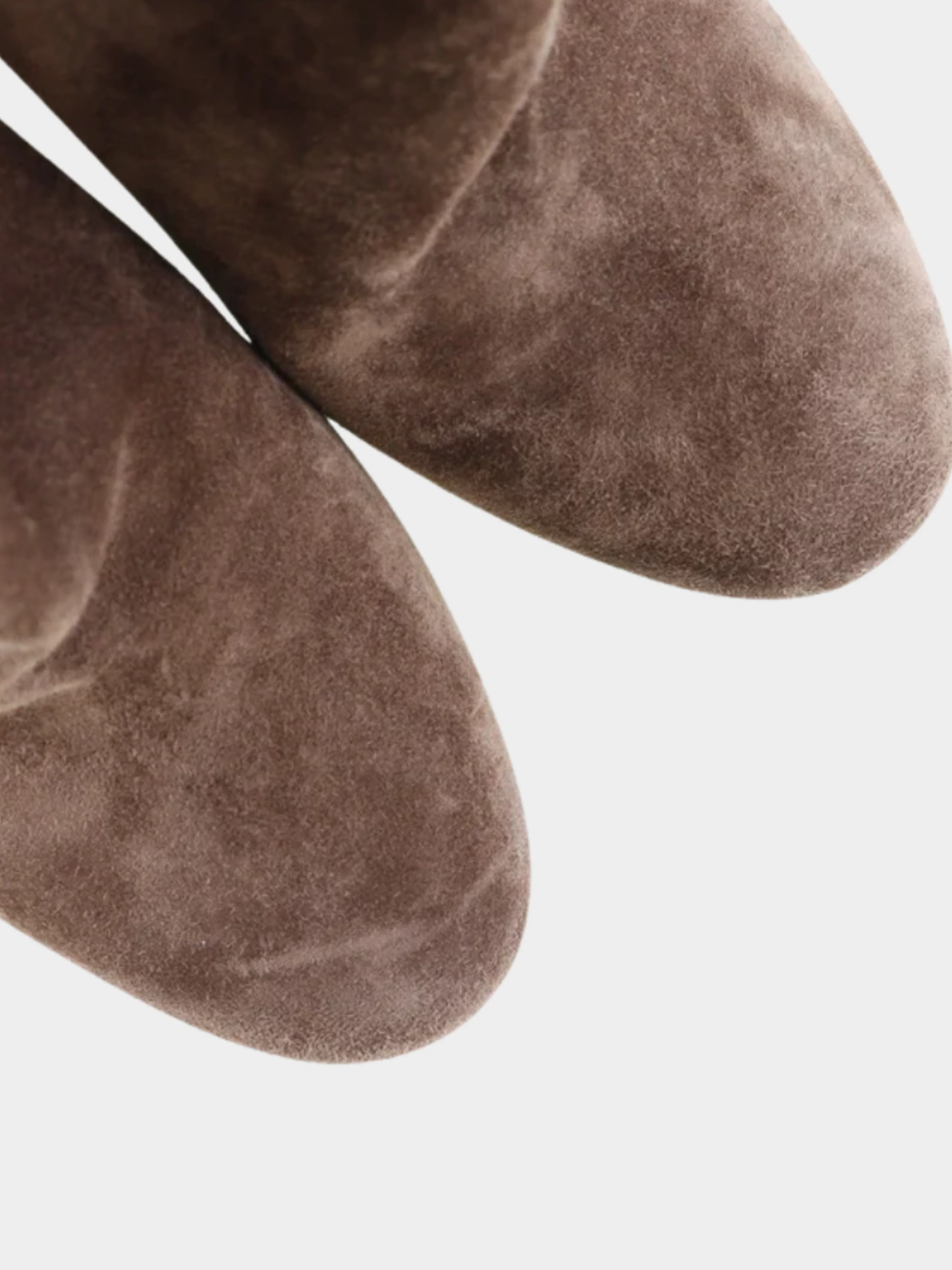 Louis Vuitton 2000s Brown Suede Ankle Boots - Image 3