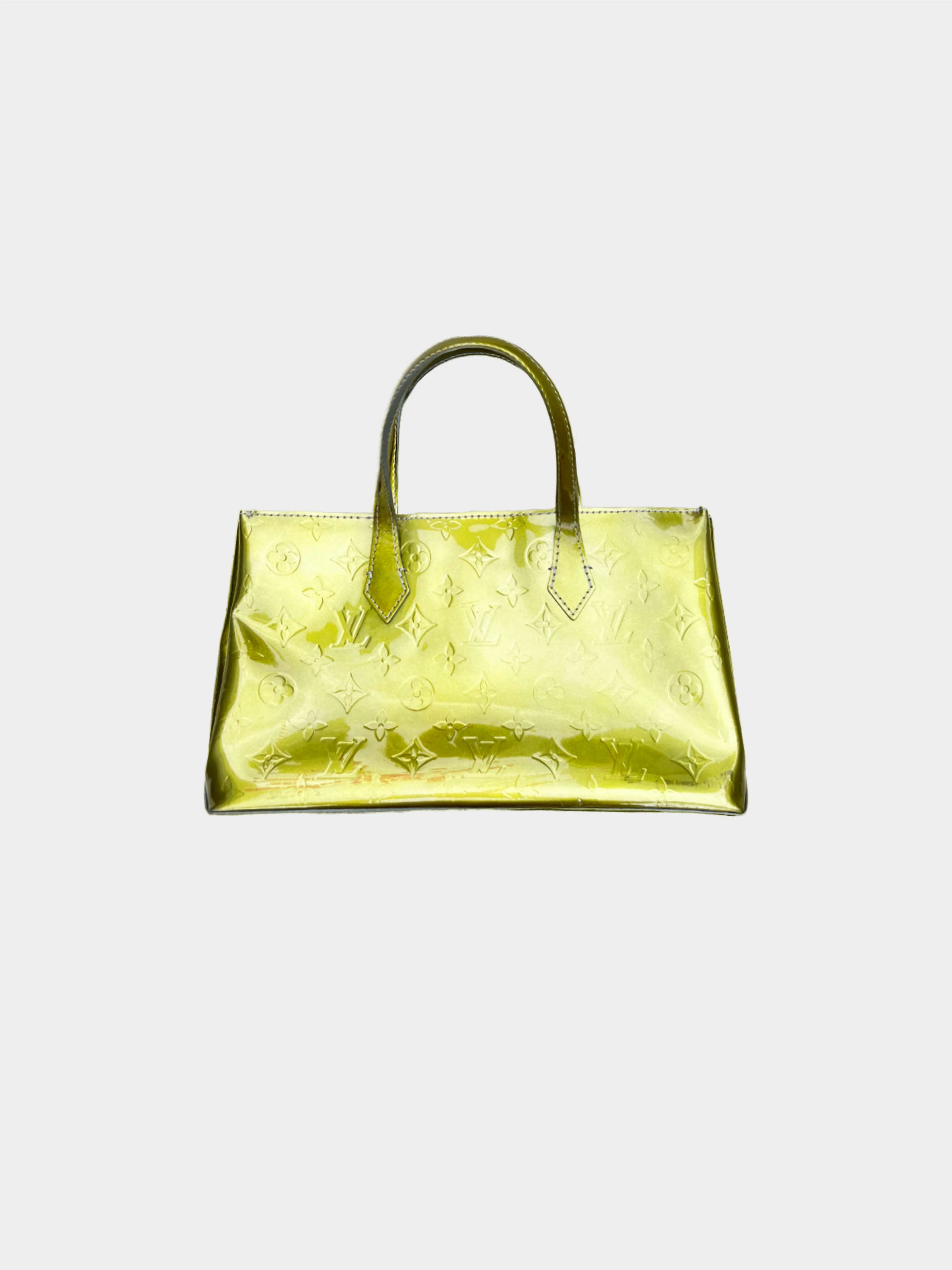 Louis Vuitton 2000s Green Monogram Vernis Wilshire PM - Image 2