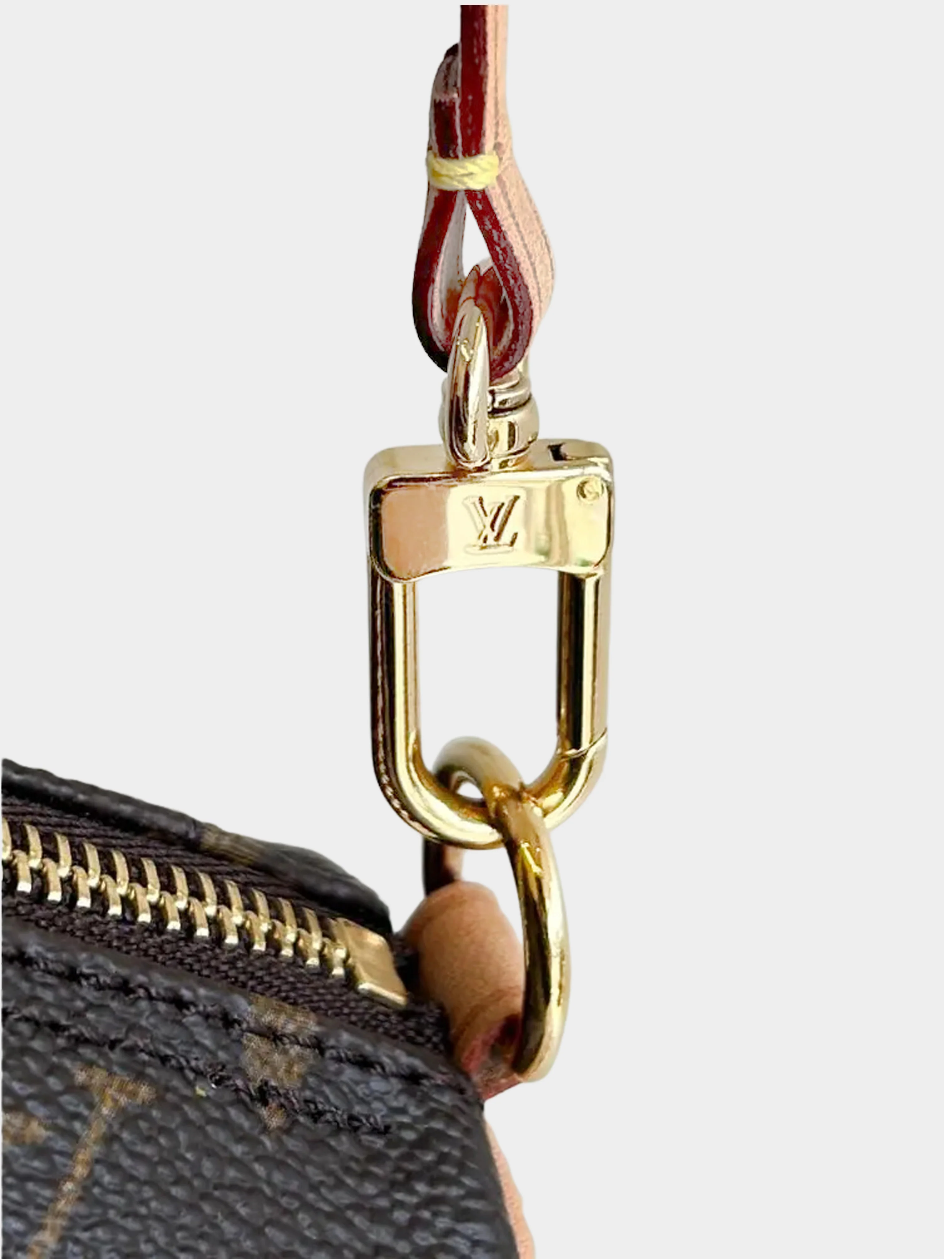 Louis Vuitton 2000s Monogram Papillon Mini Pochette Bag - Image 4