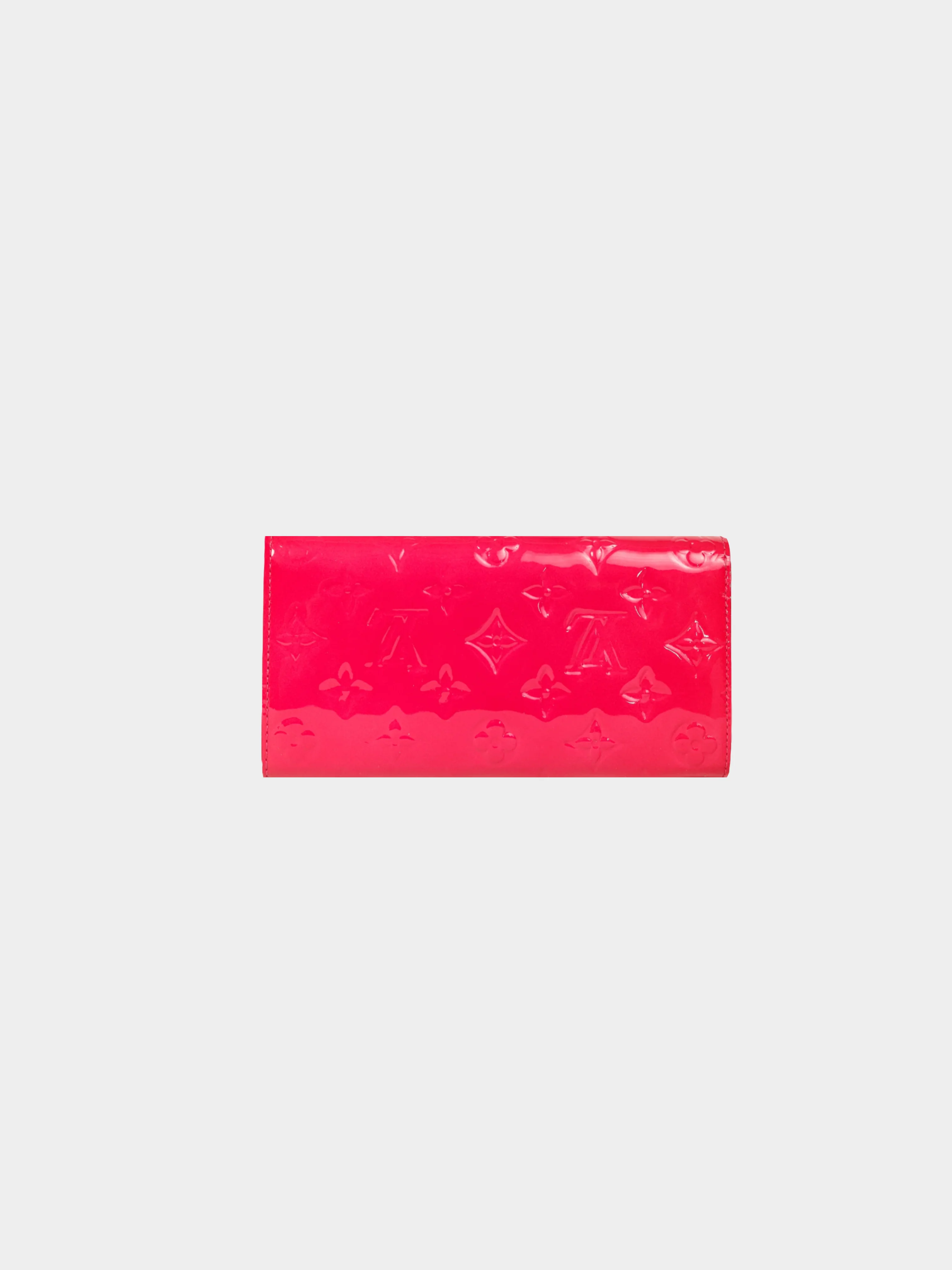 Louis Vuitton 2000s Sarah Rose Pop Monogram Vernis Leather Wallet - Image 2