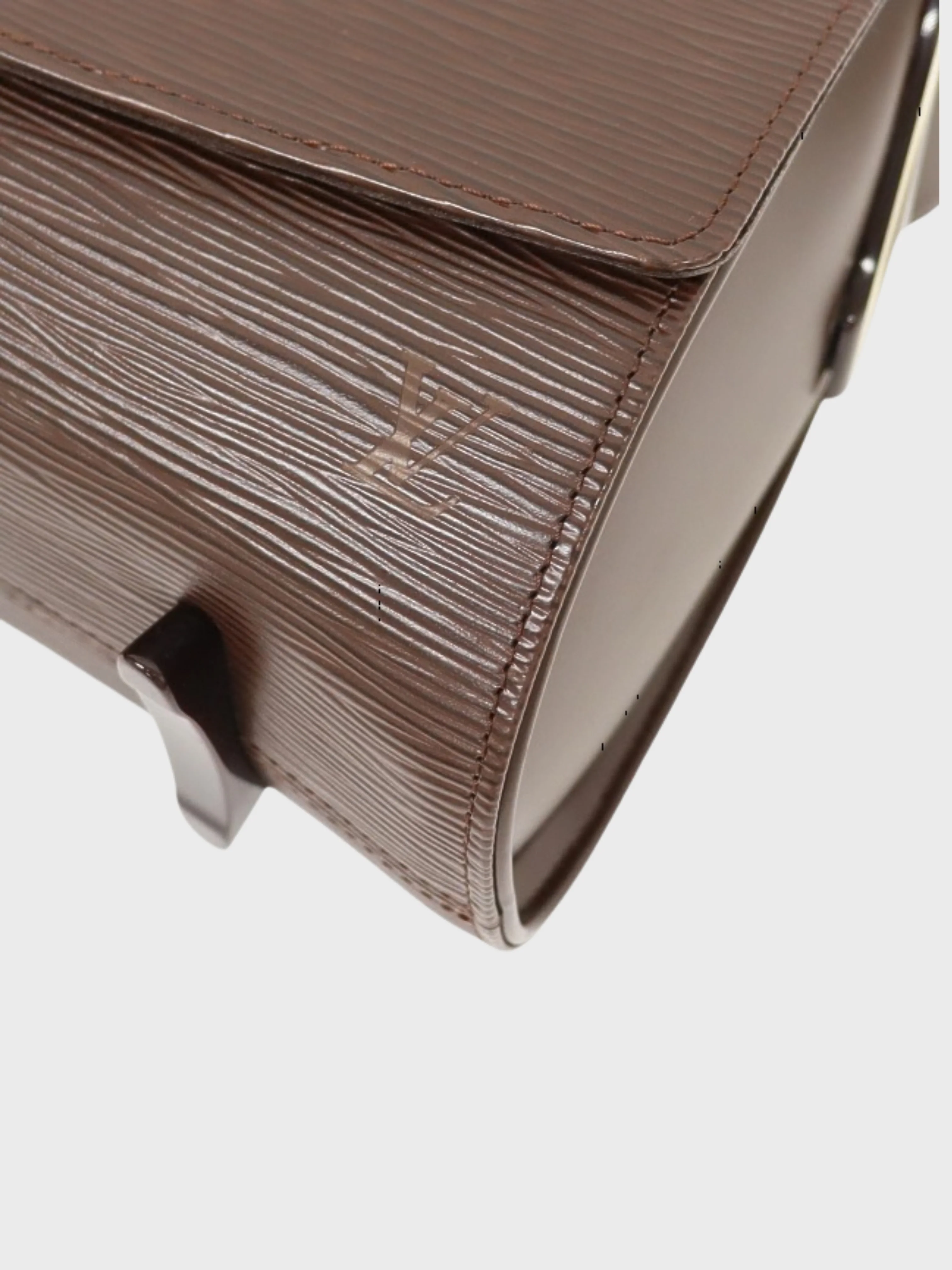 Louis Vuitton 2001 Mocha Epi Leather Nocturne GM - Image 5