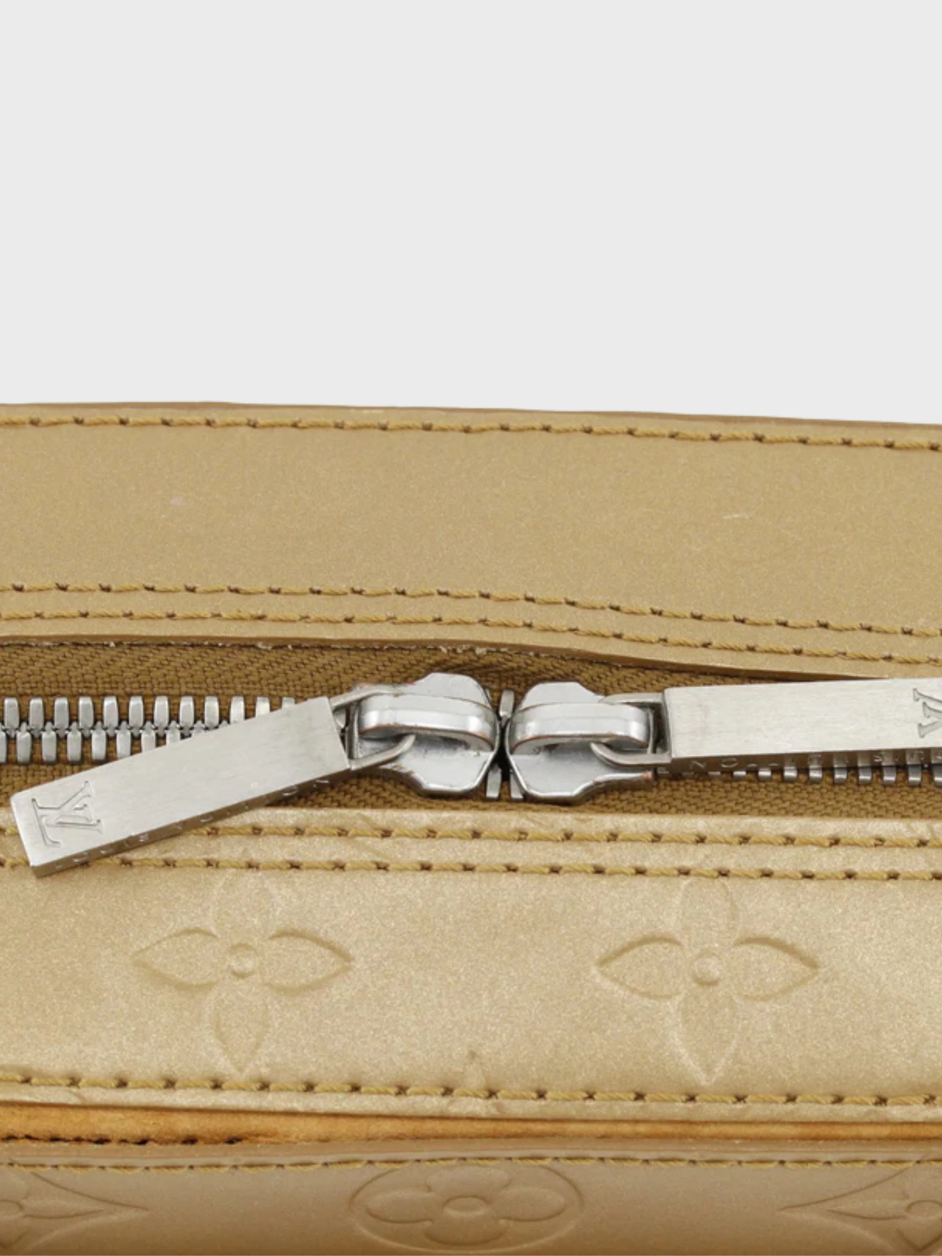 Louis Vuitton 2003 Ambre Gold Monogram Mat Shelton Handbag - Image 5